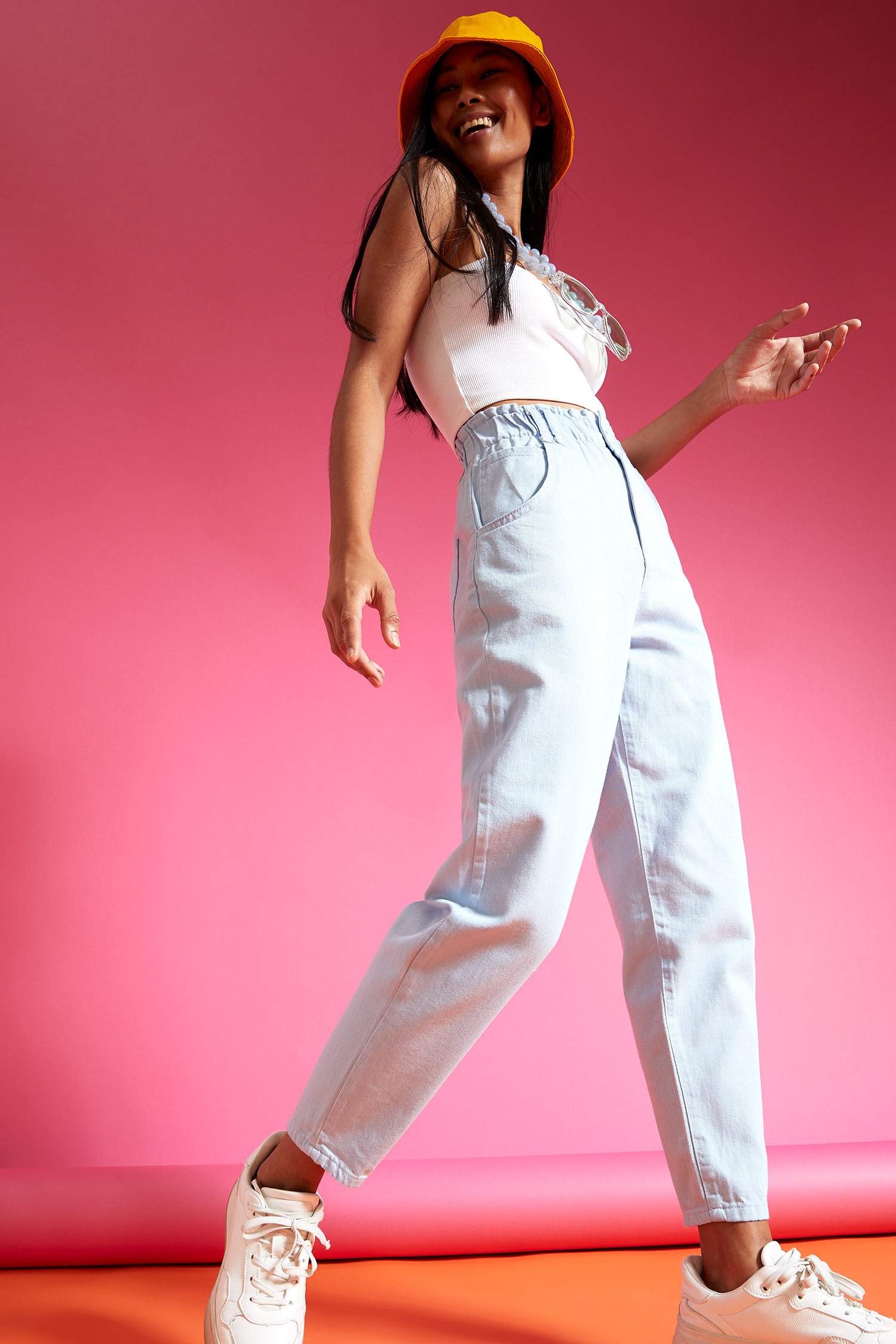 Slouchy Fit Pamuklu Pantolon