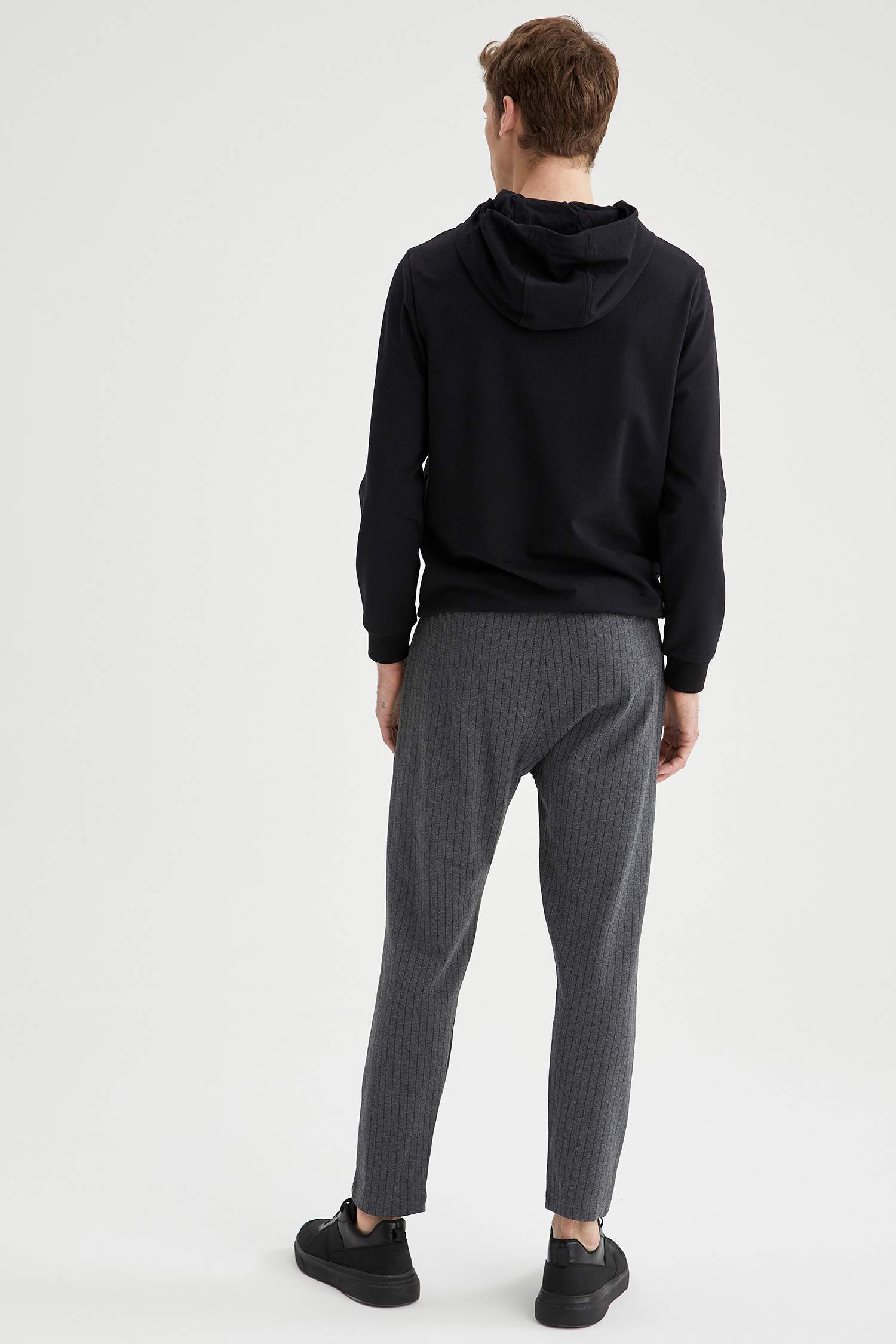 Çizgili Slim Fit Eşofman Altı