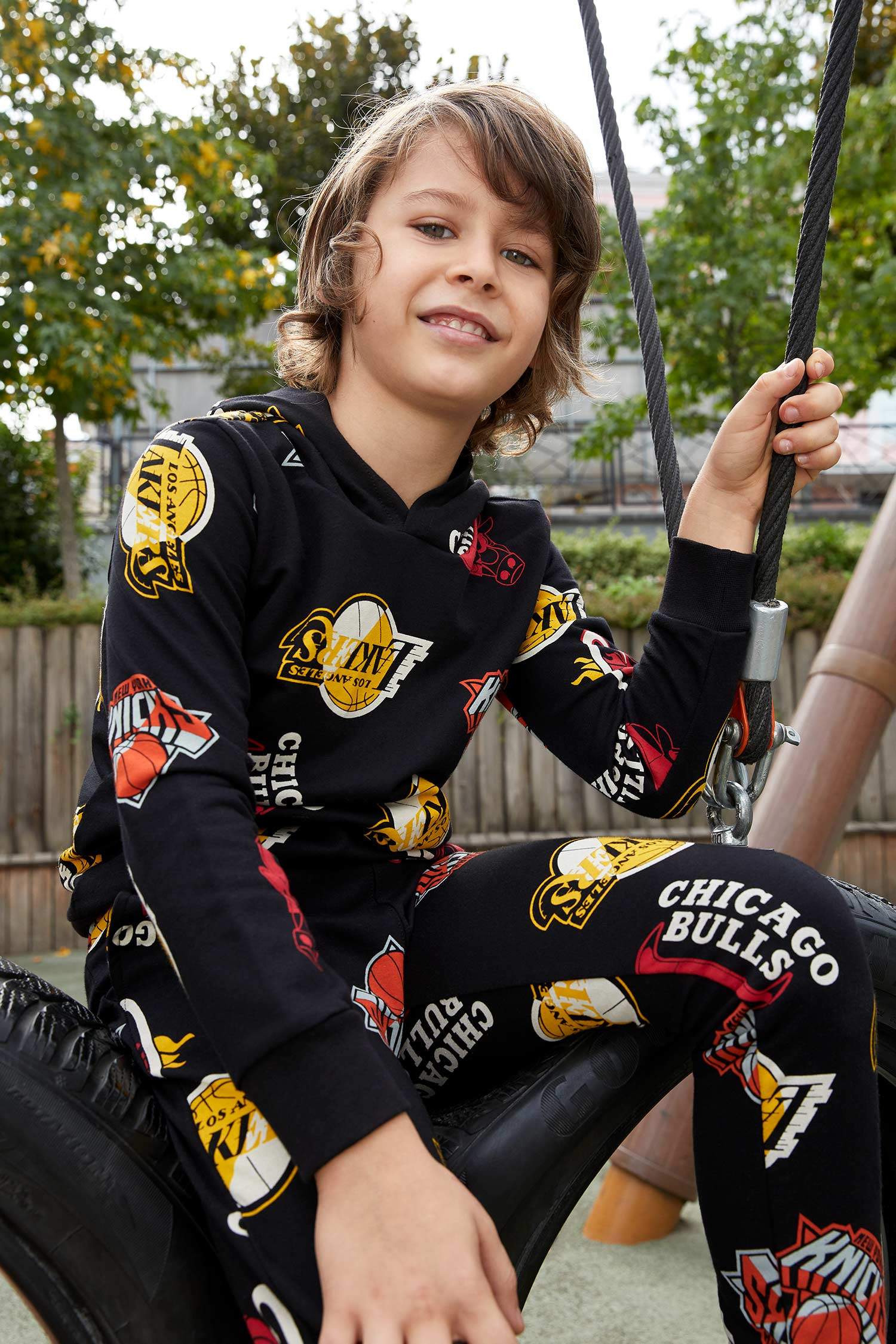 Erkek Çocuk NBA Lisanslı Kapüşonlu Sweatshirt