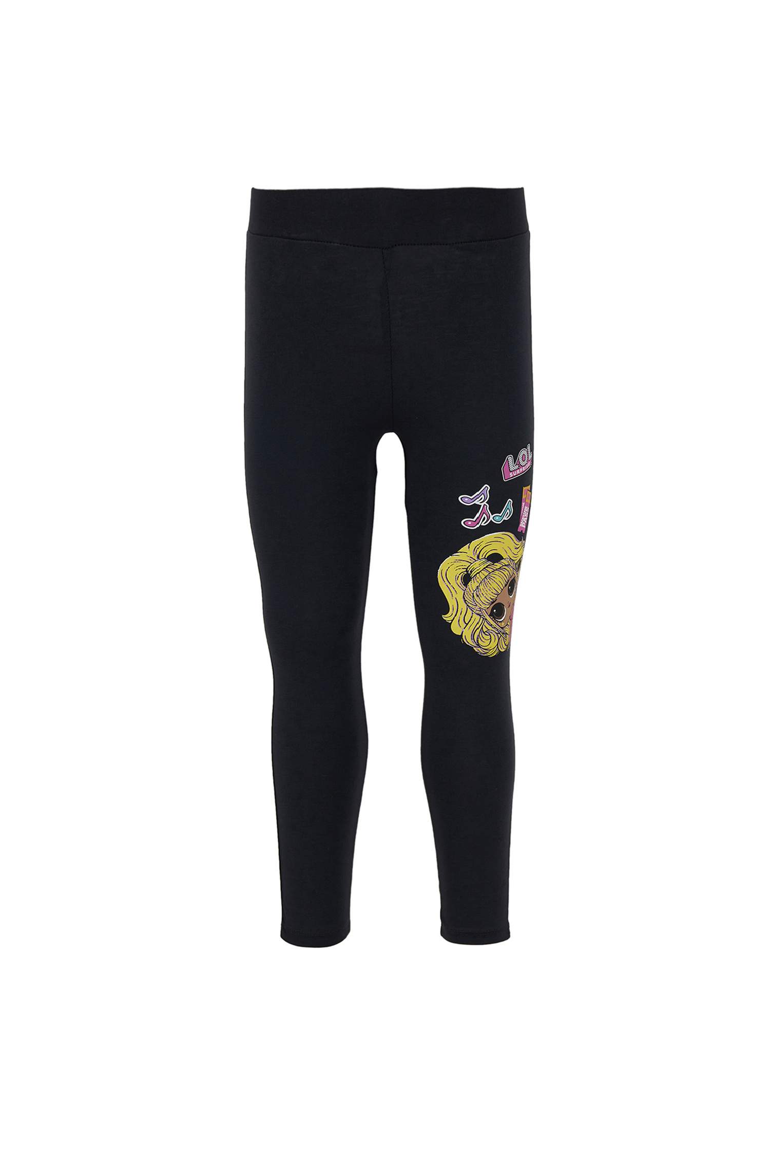 Kız Çocuk L.O.L Lisanslı Slim Fit Bilek Boy Tayt