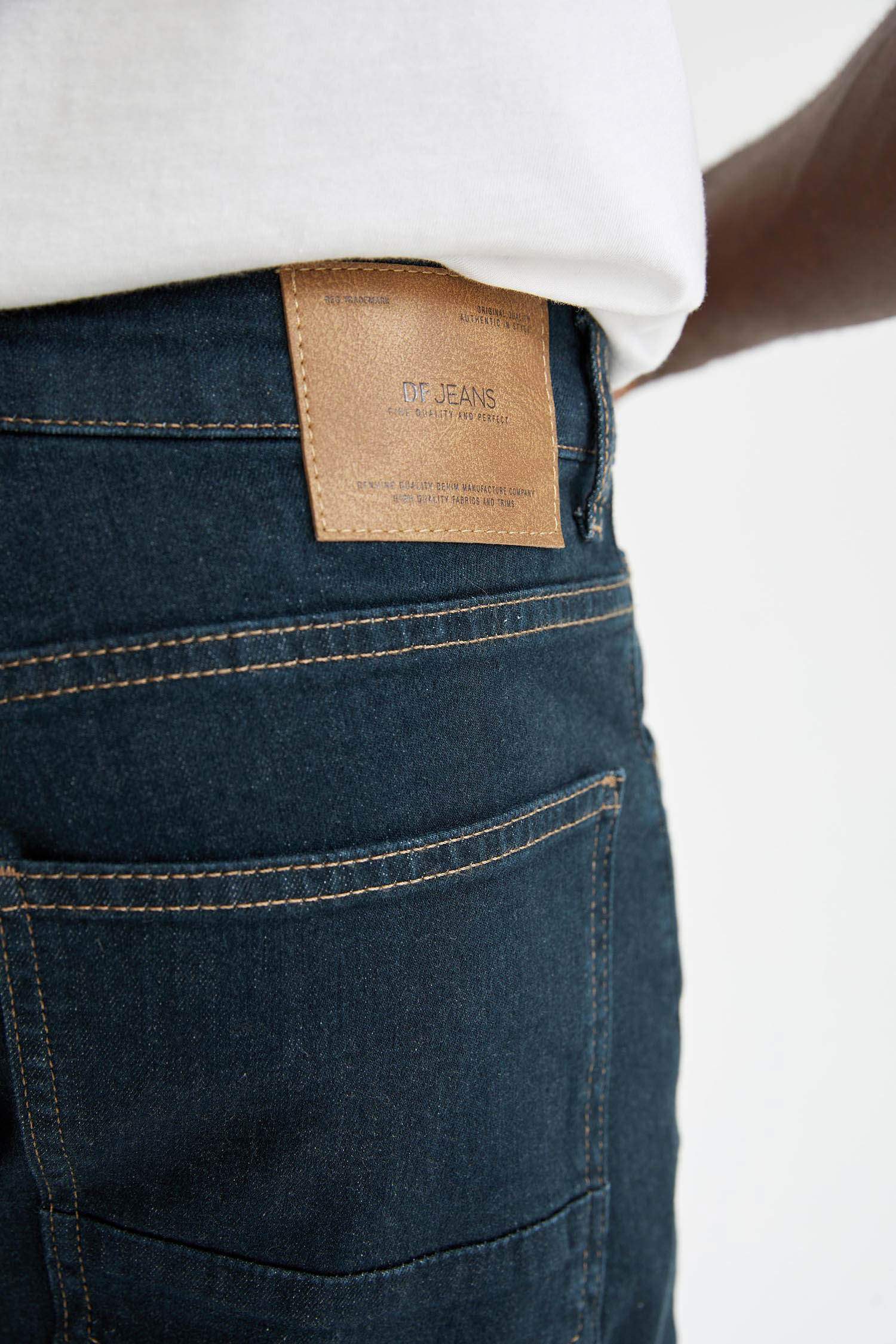 Diago Comfort Fit Yüksek Bel Boru Paça Jean Pantolon