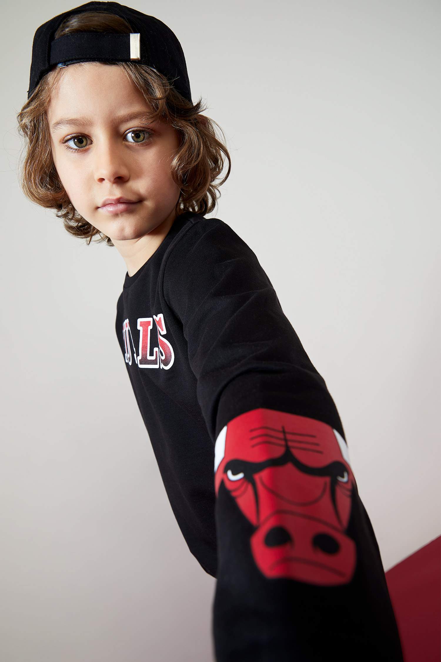 Defacto Fit Erkek Çocuk NBA Chicago Bulls Lisanslı Sweatshirt