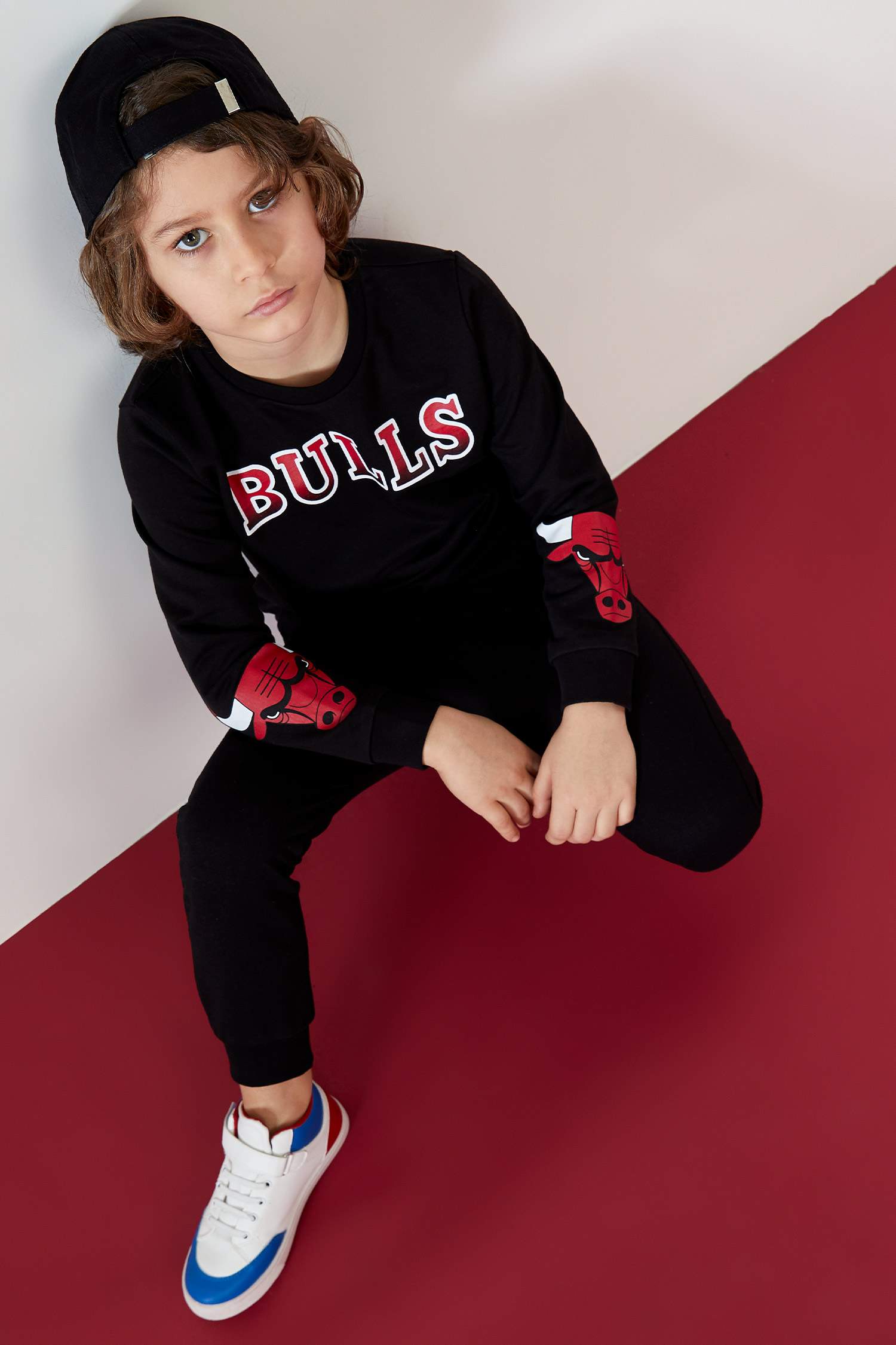 Defacto Fit Erkek Çocuk NBA Chicago Bulls Lisanslı Sweatshirt