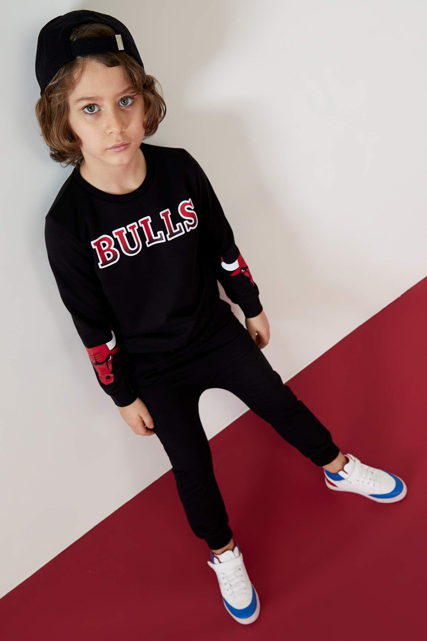 Defacto Fit Erkek Çocuk NBA Chicago Bulls Lisanslı Sweatshirt