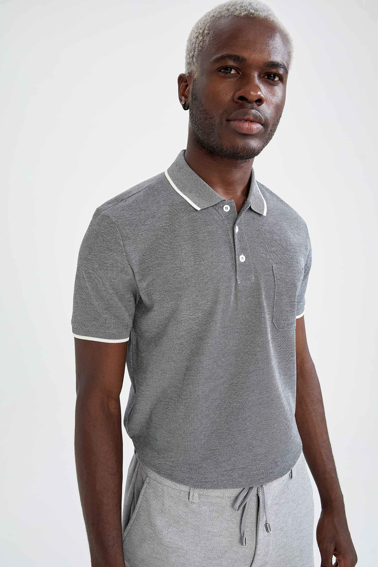 Regular Fit Cepli Polo Tişört