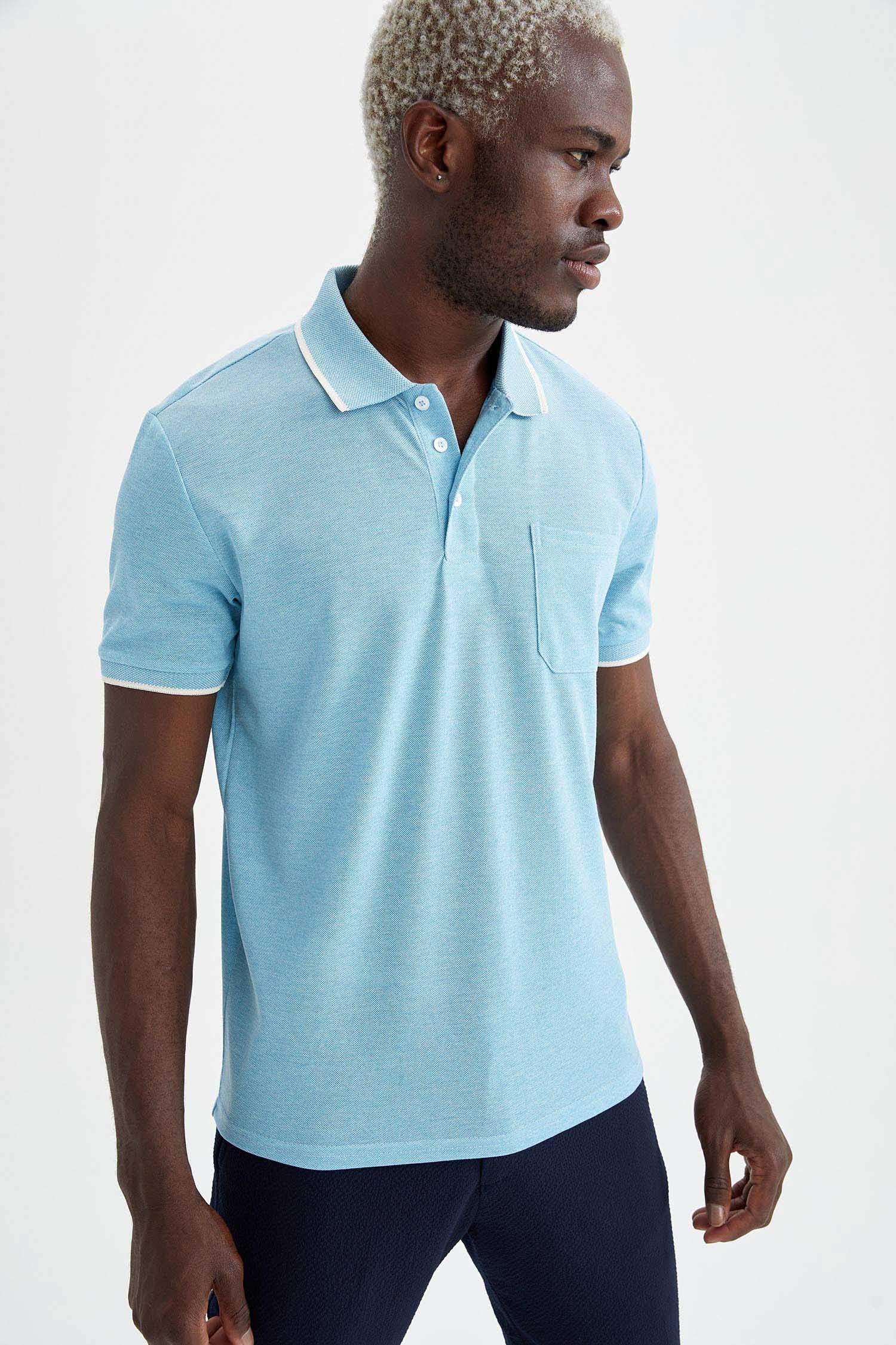 Regular Fit Polo Yaka Kısa Kollu Tişört