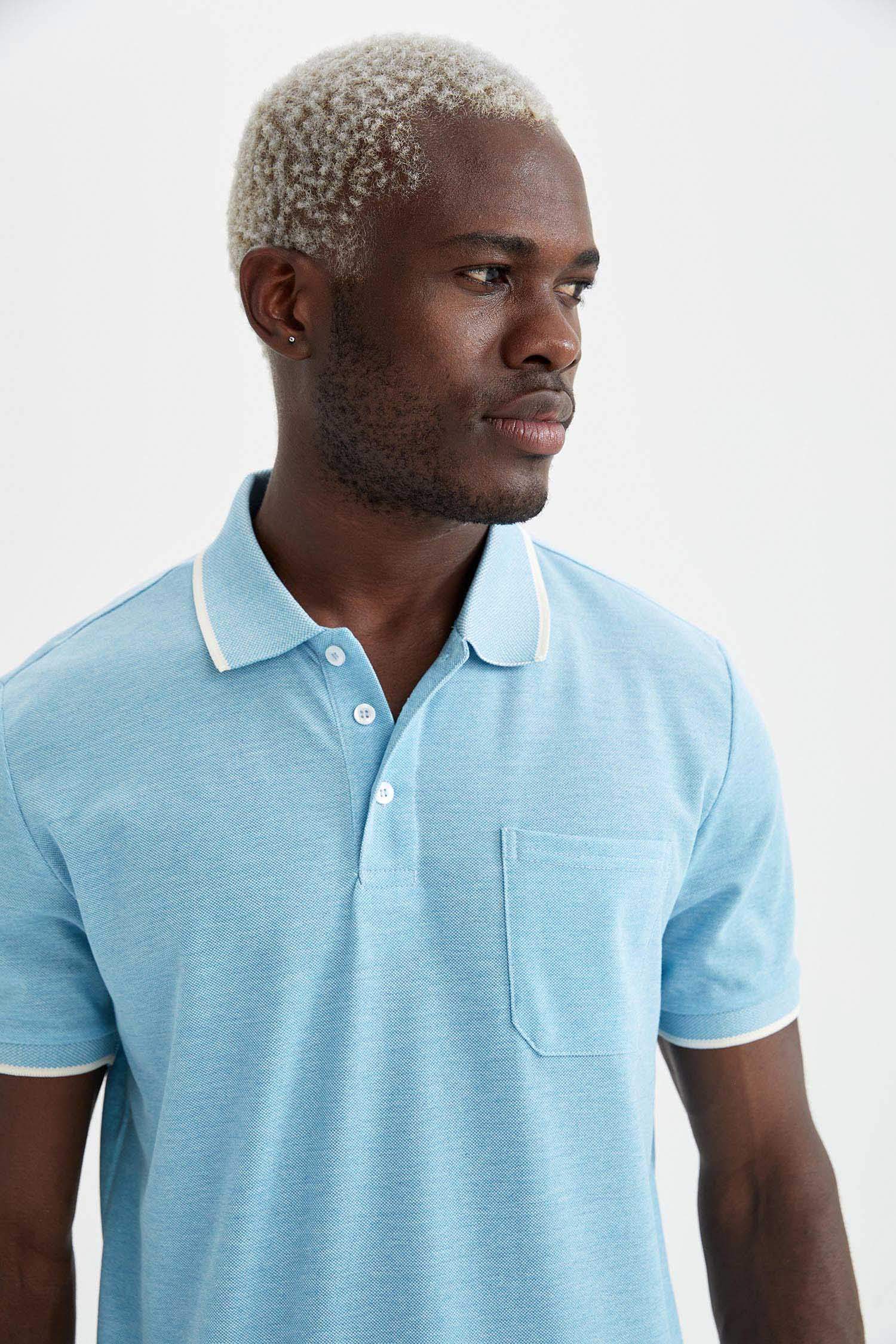Regular Fit Polo Yaka Kısa Kollu Tişört