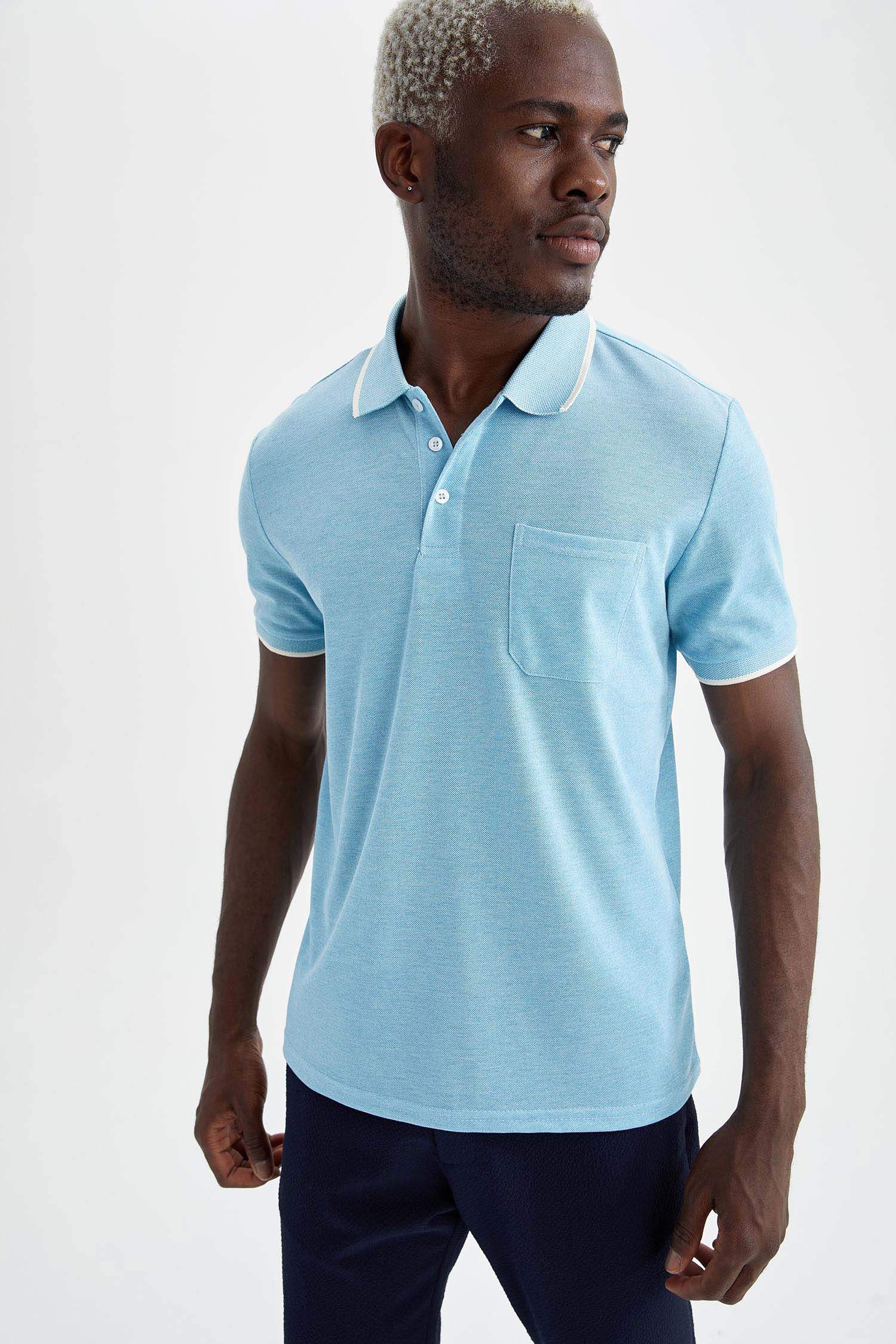 Regular Fit Polo Yaka Kısa Kollu Tişört