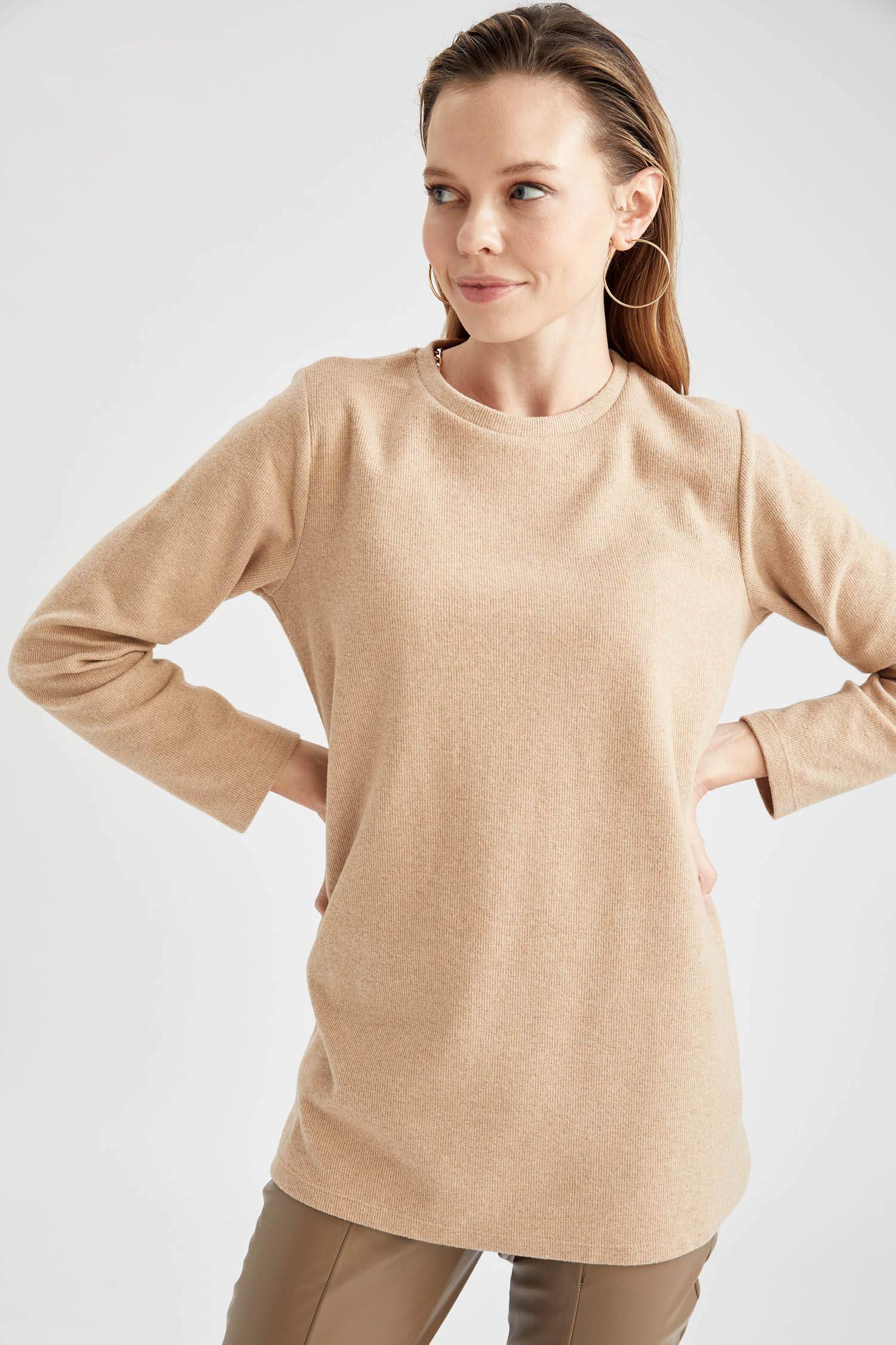 Basic Relax Fit Sweat Tunik