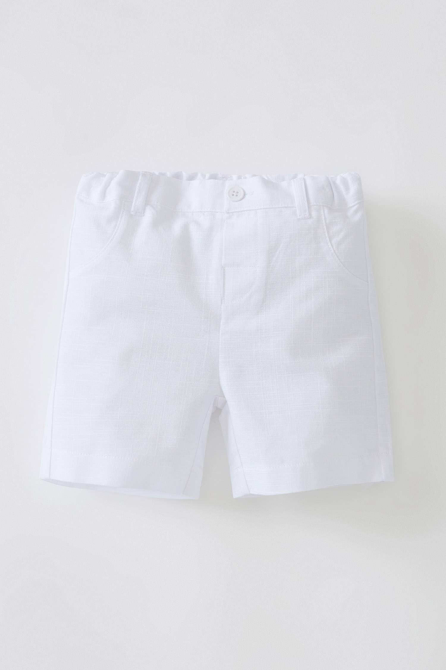 Unisex Basic Dokuma Şort