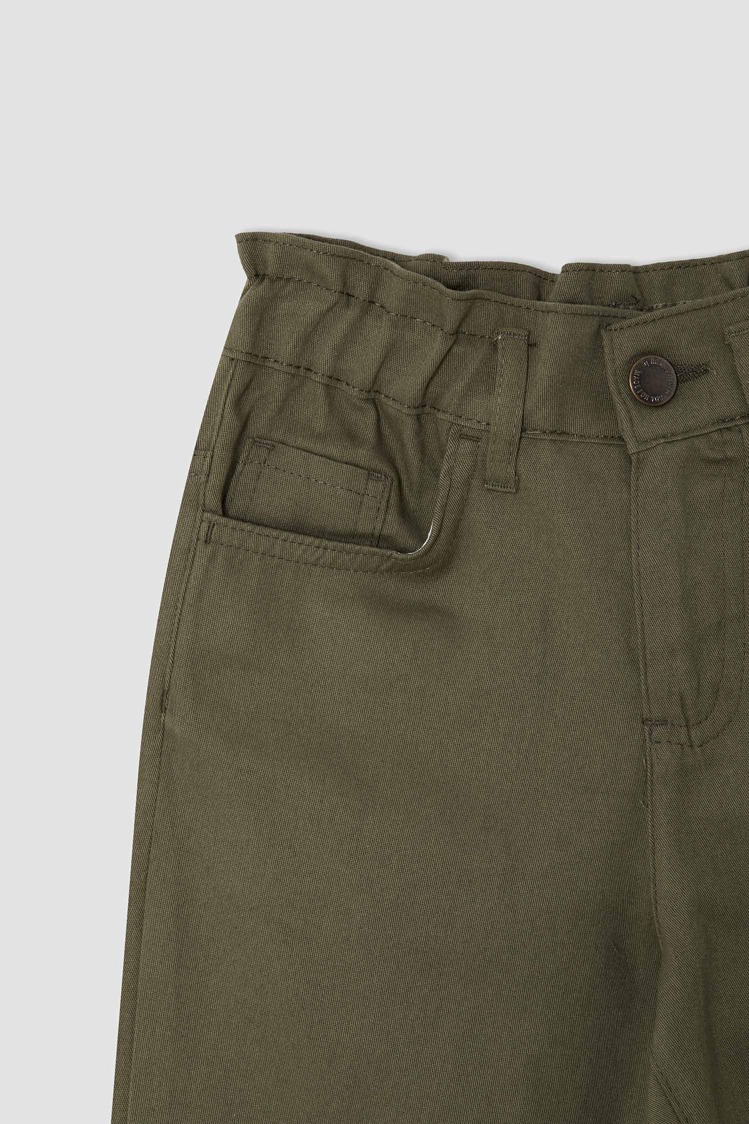 Kız Çocuk Slouchy Dokuma Pantolon
