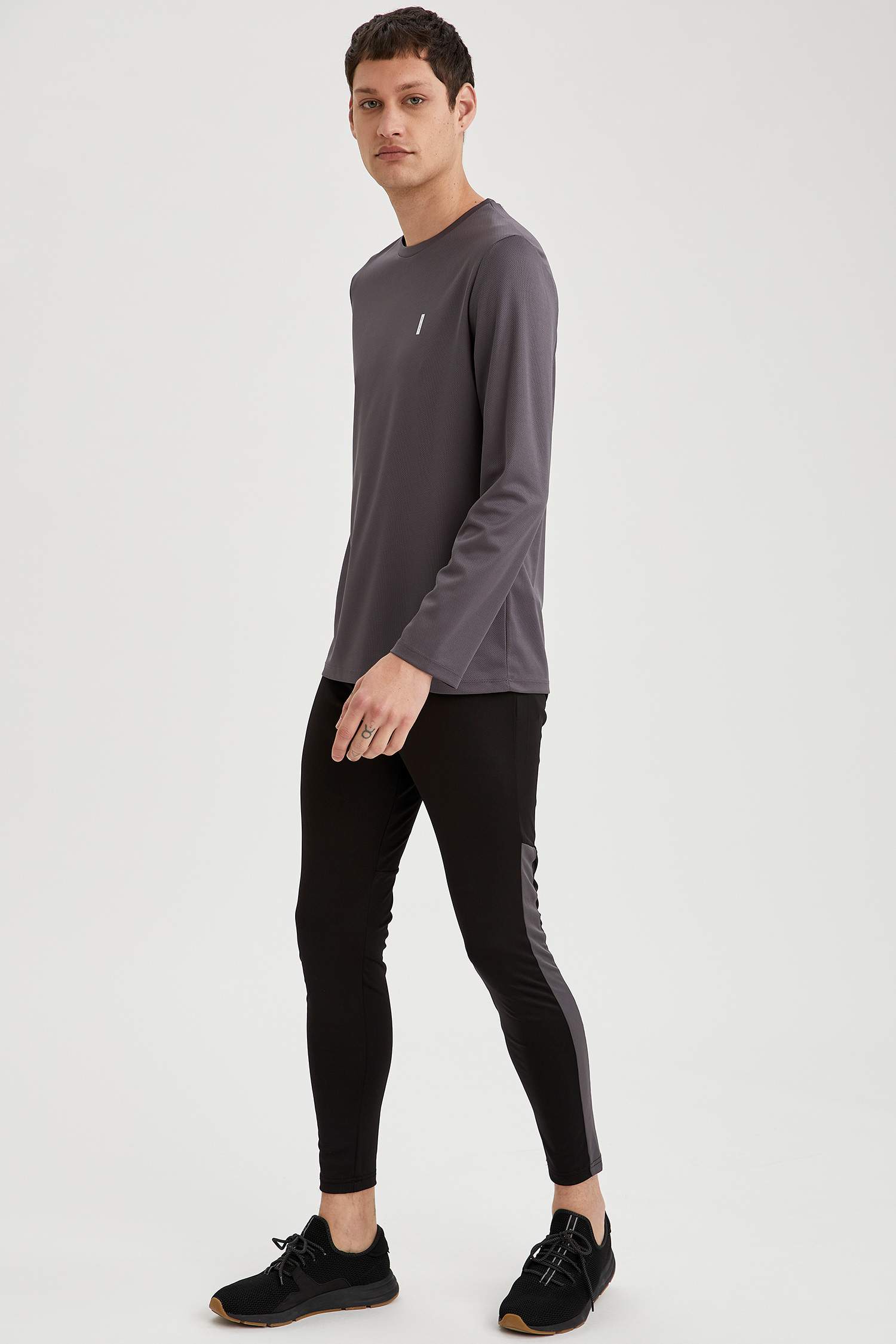 Esnek Dokulu Slim Fit Eşofman Altı
