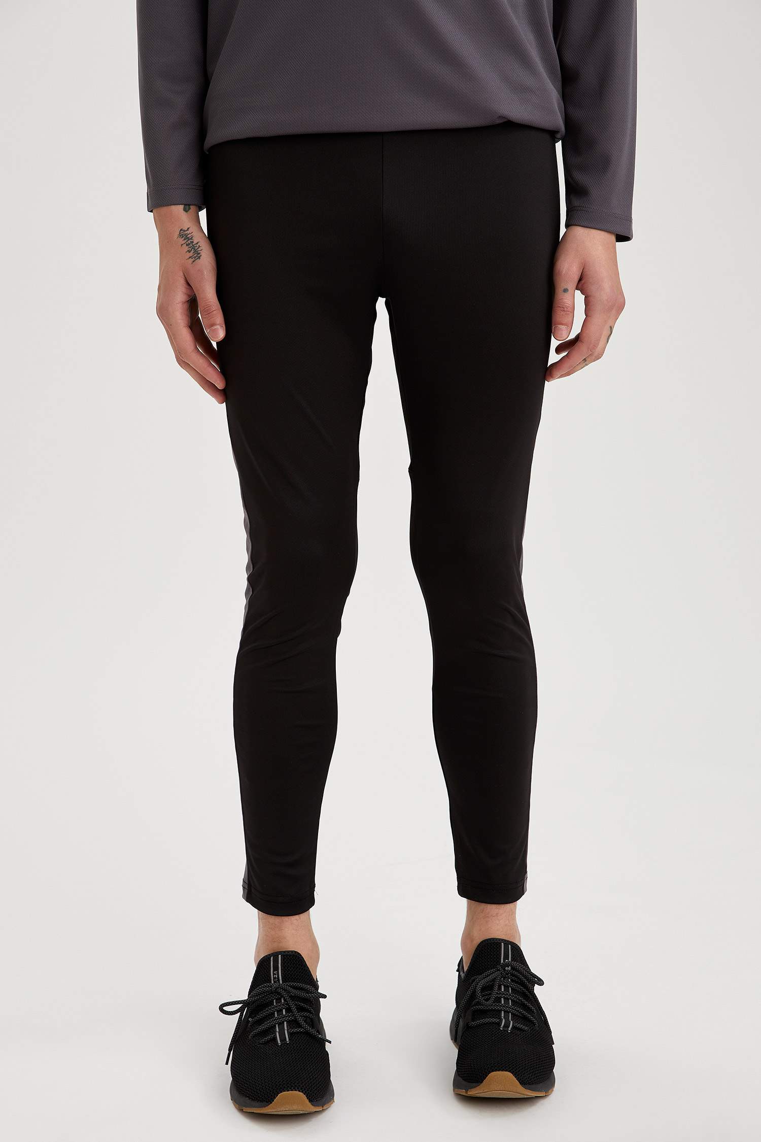 Esnek Dokulu Slim Fit Eşofman Altı