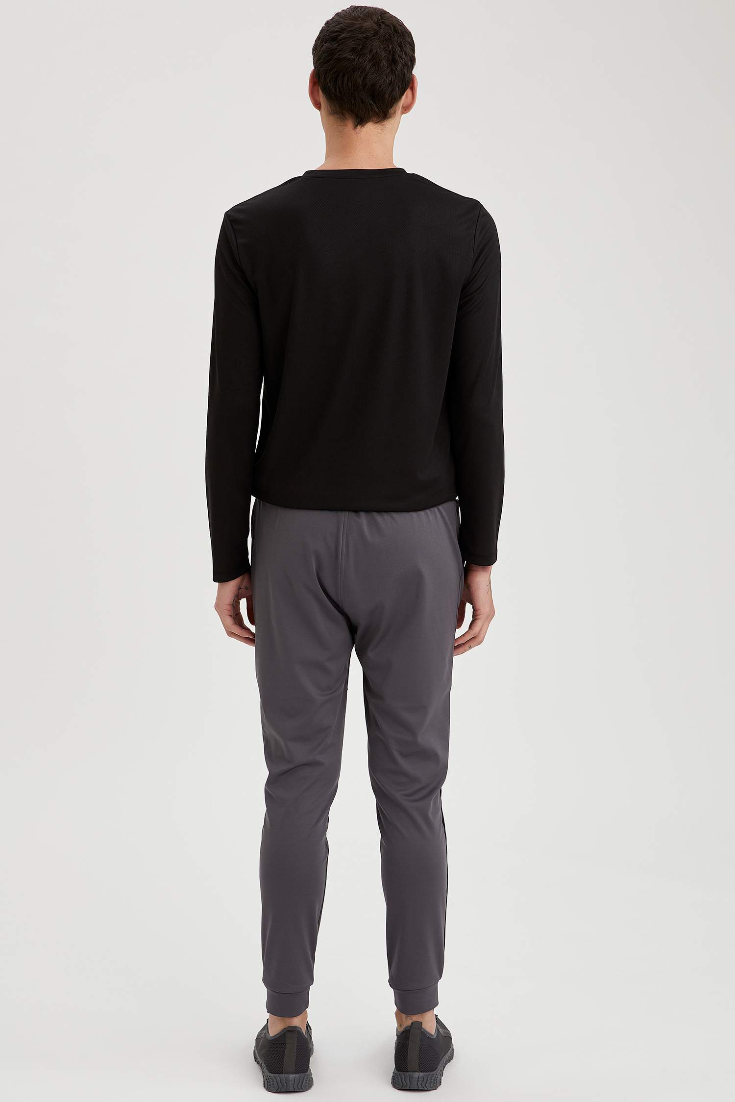 Esnek Dokulu Slim Fit Eşofman Altı
