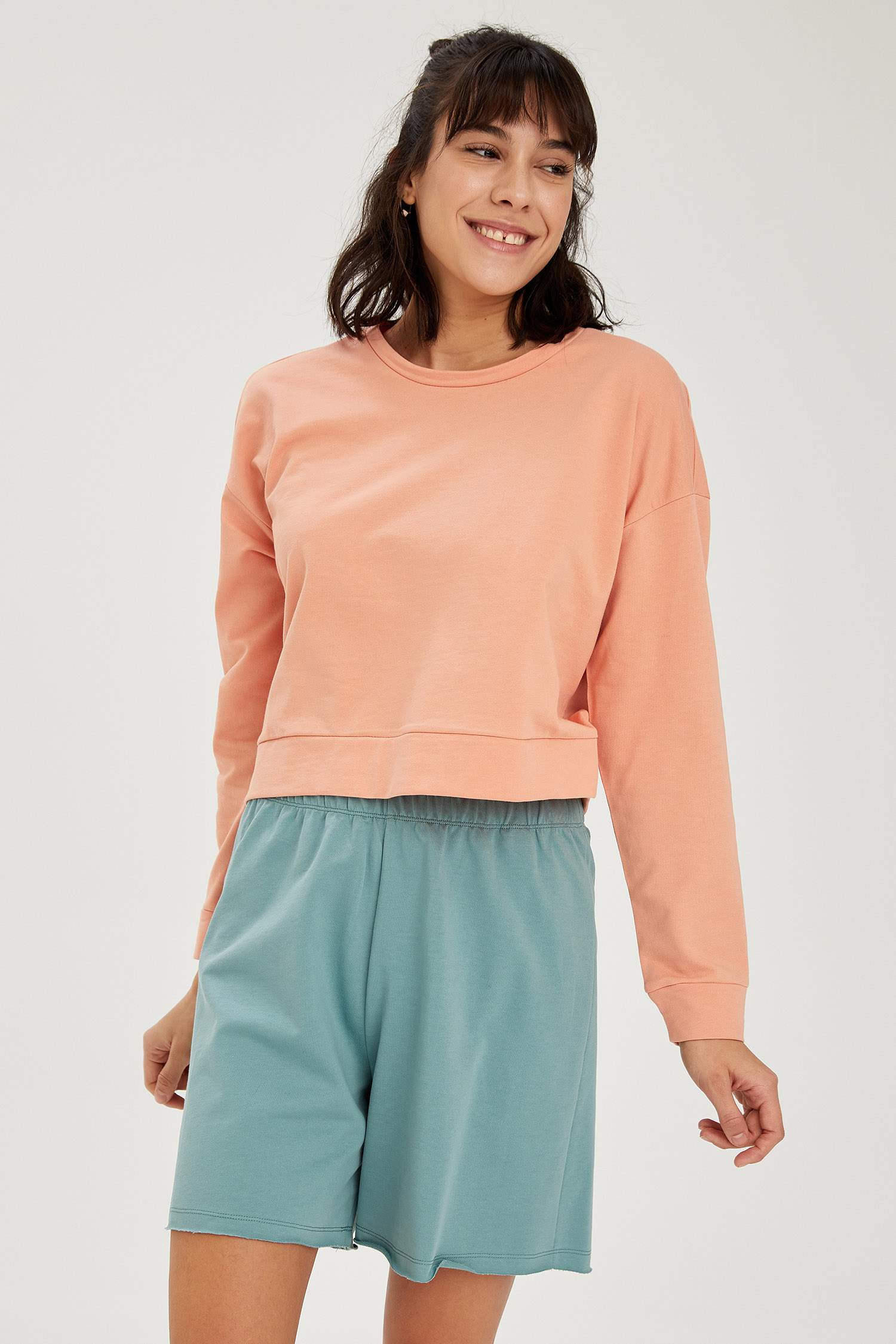Relax Fit Basic Kısa Şort Pijama Altı