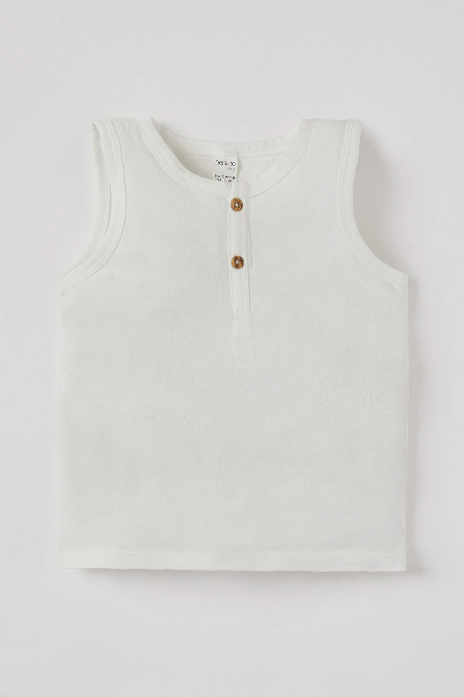 Unisex Kolsuz Pamuklu Atlet