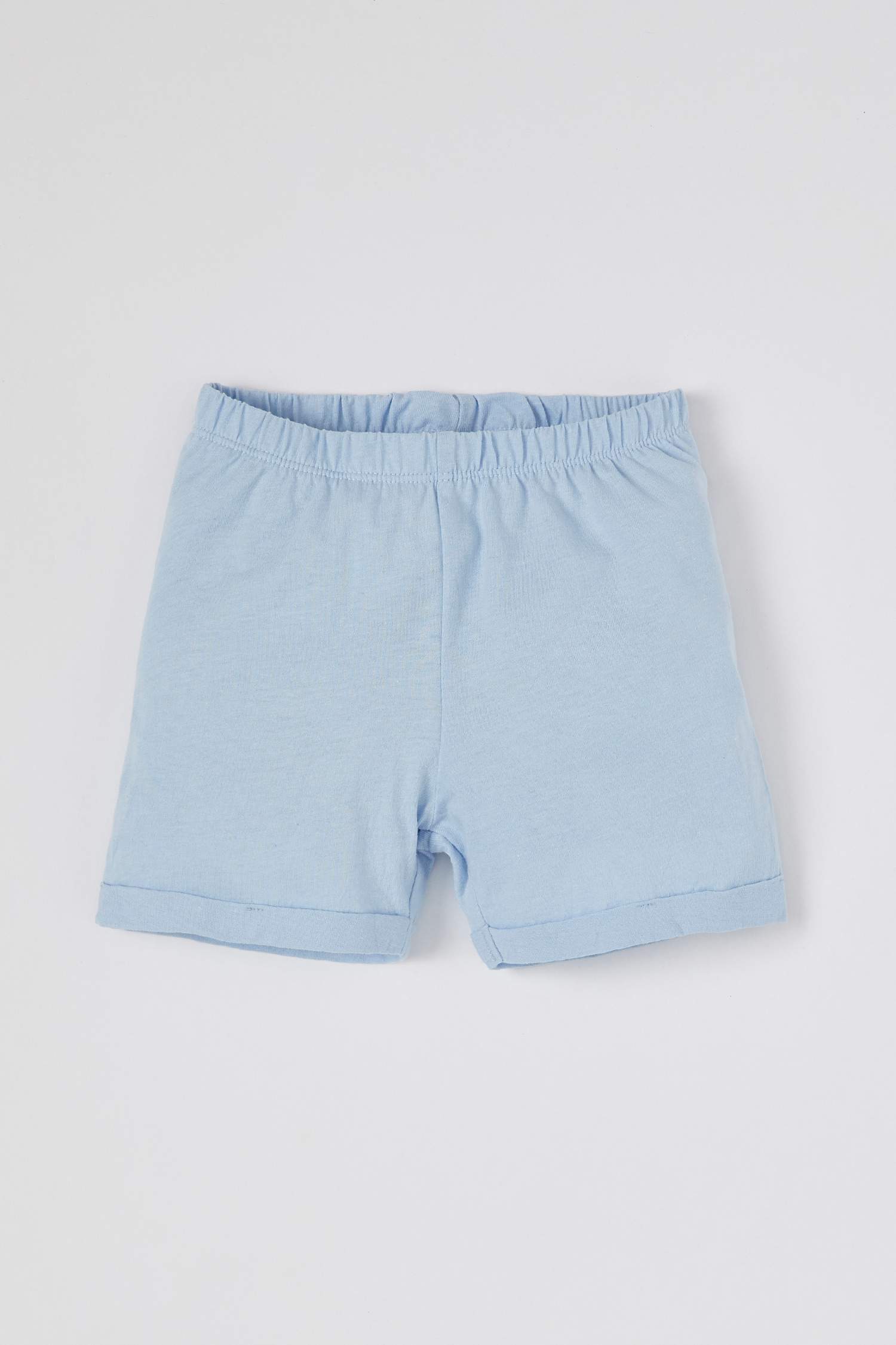 Unisex Basic Esnek Belli Pamuklu Şort