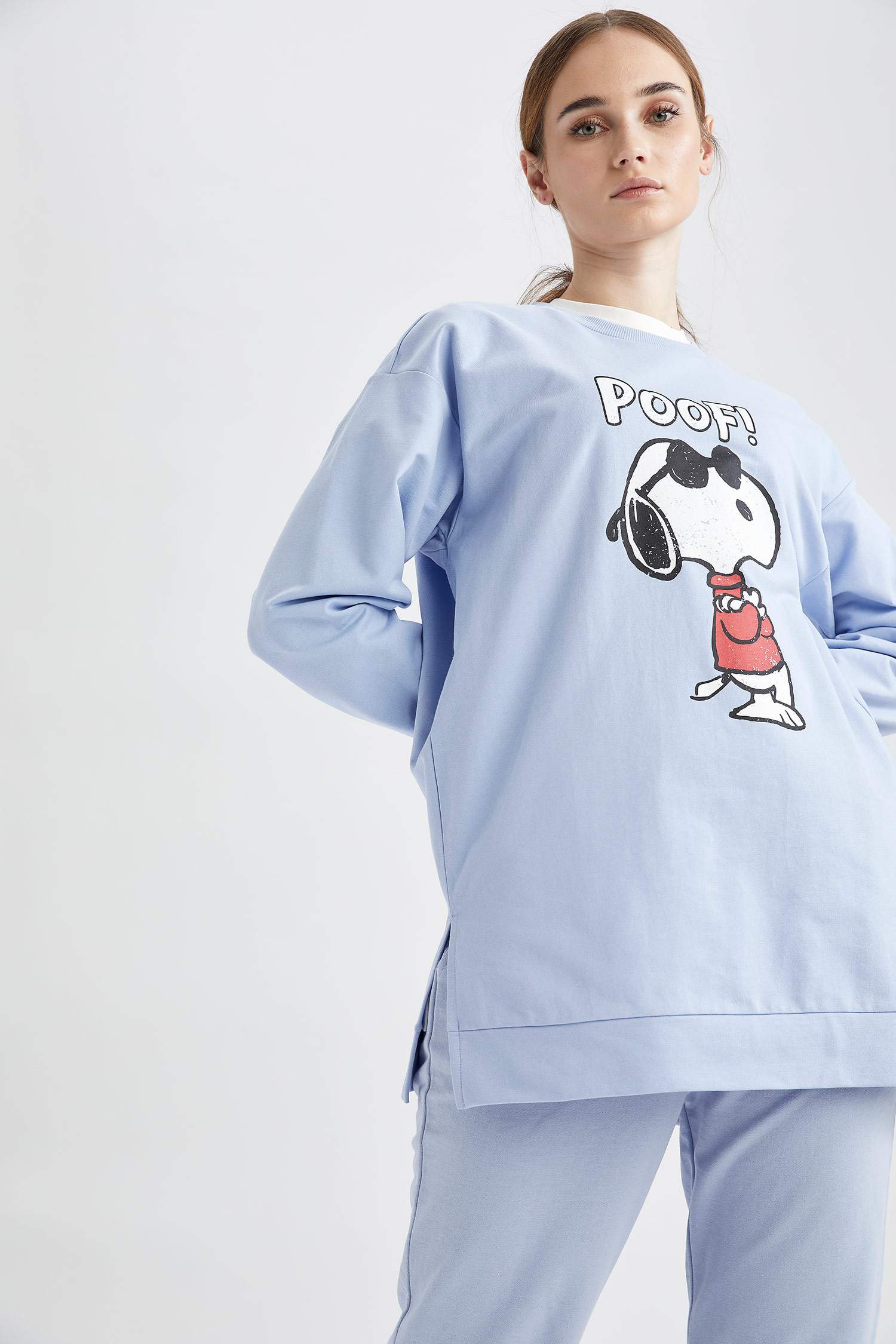 Snoopy Lisanslı Relax Fit Sweat Tunik