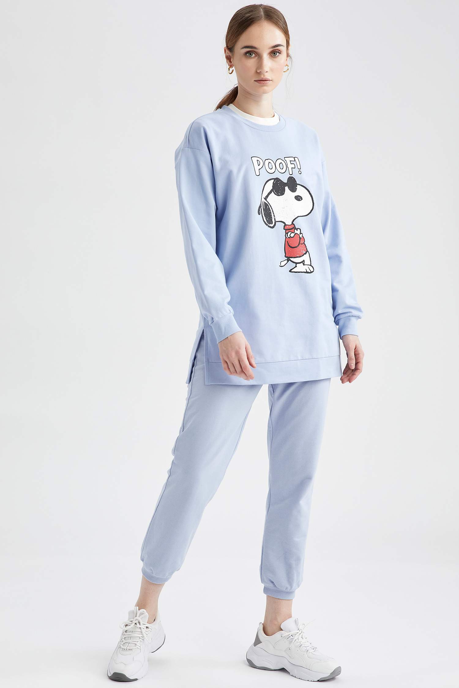 Snoopy Lisanslı Relax Fit Sweat Tunik