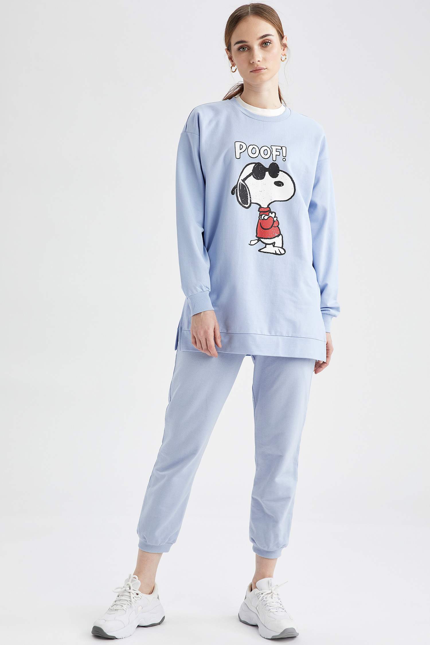 Snoopy Lisanslı Relax Fit Sweat Tunik