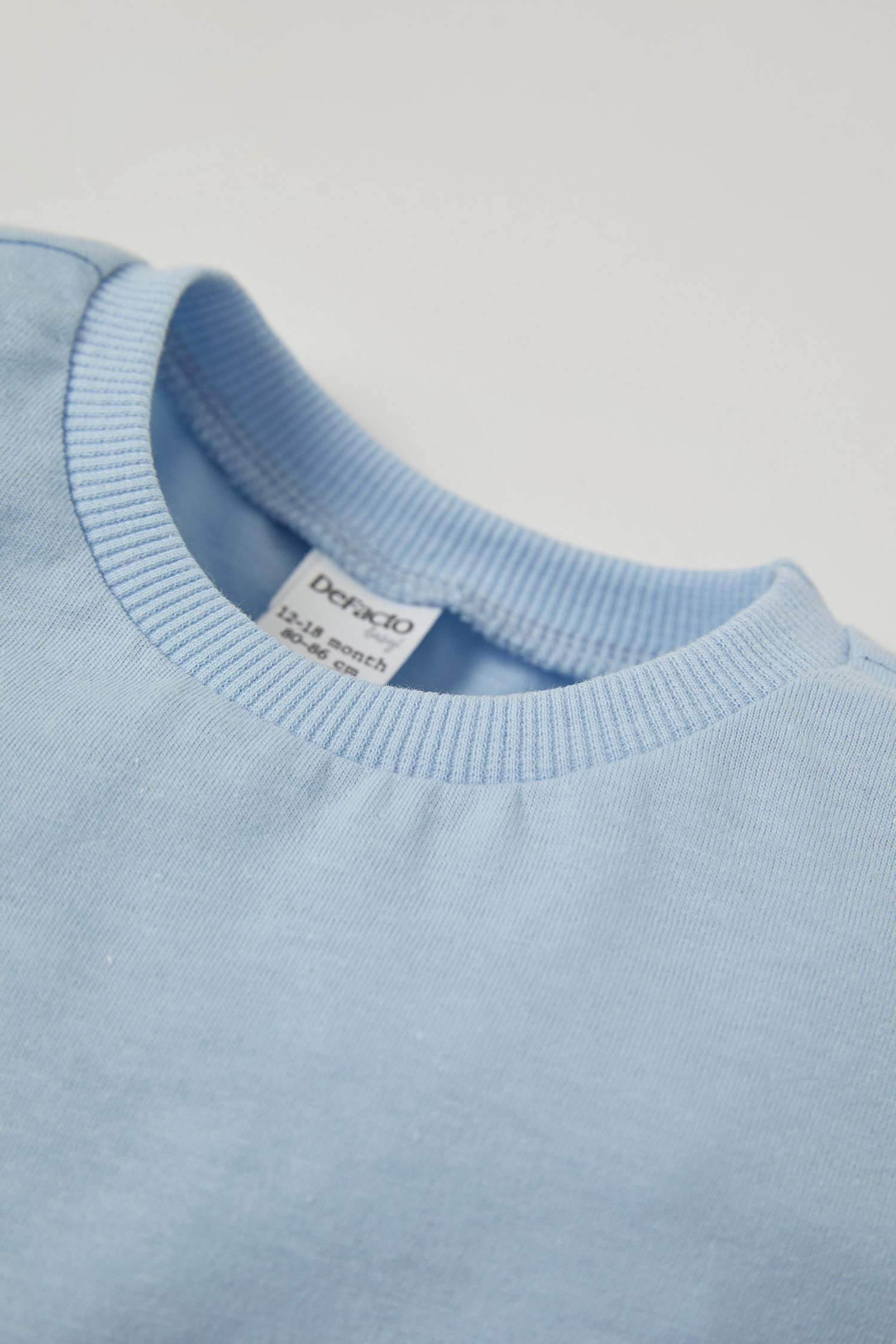 Unisex Bebek Basic Pamuklu Kısa Kollu Tişört
