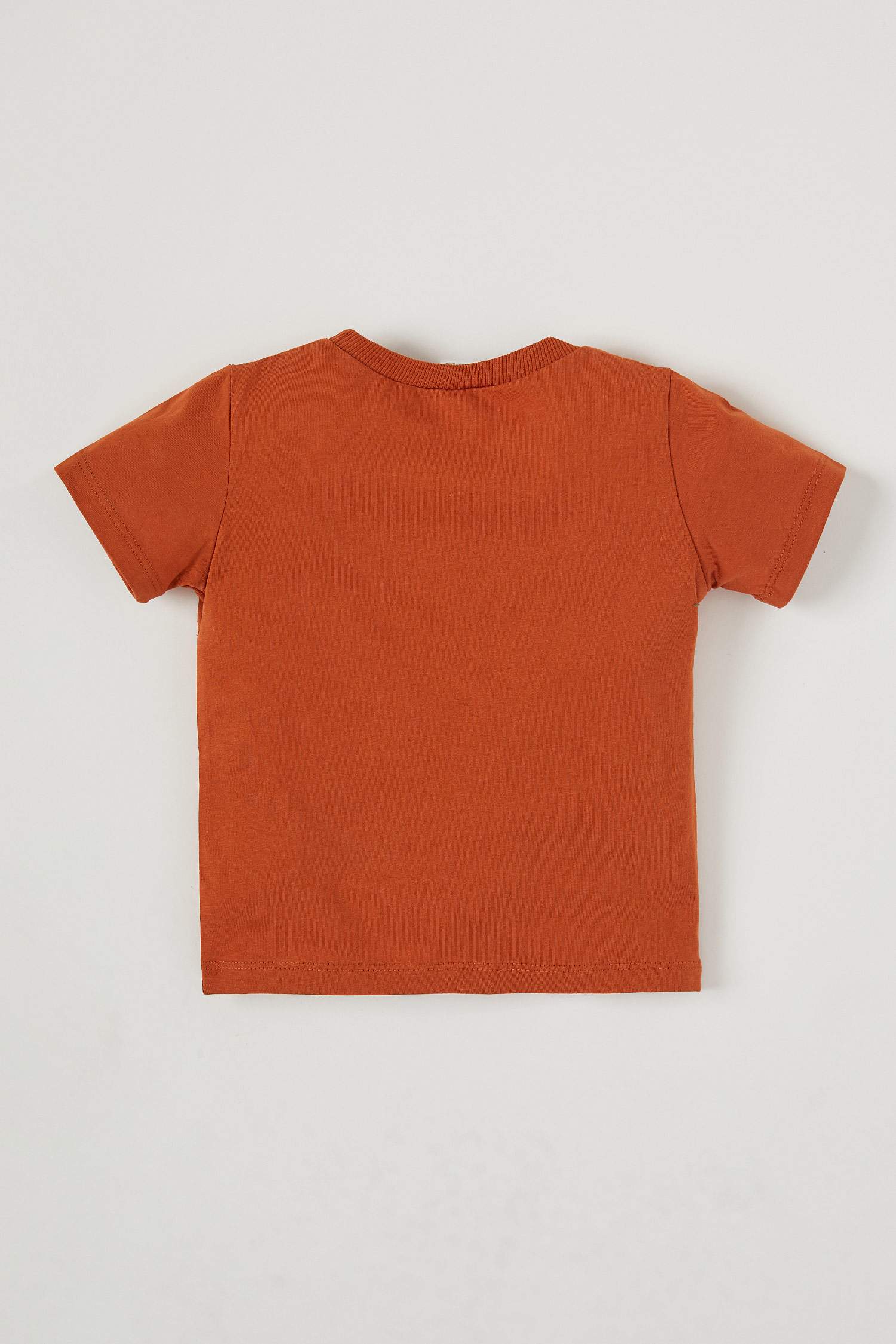 Unisex Bebek Basic Pamuklu Kısa Kollu Tişört