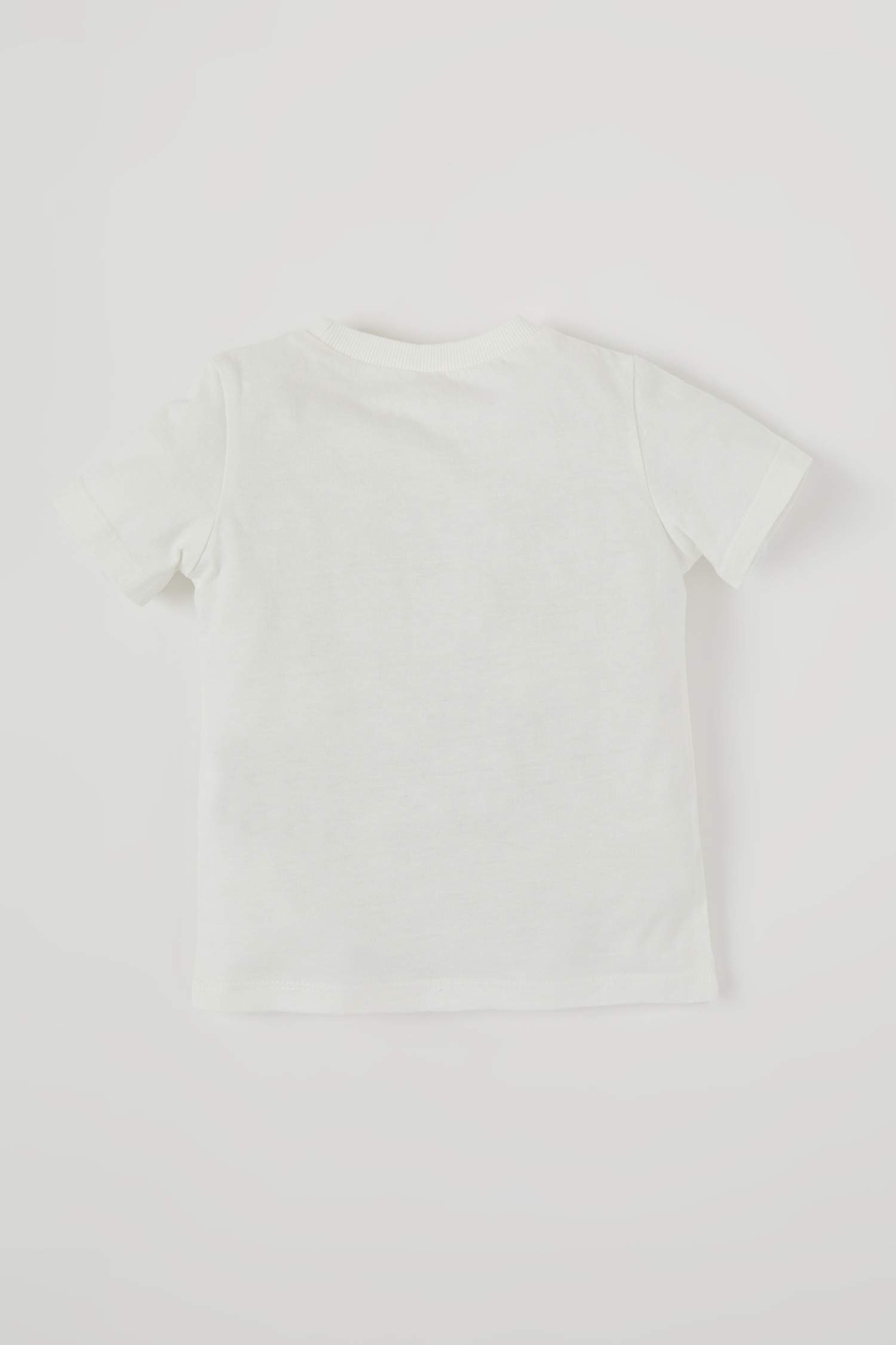 Unisex Bebek Basic Pamuklu Kısa Kollu Tişört