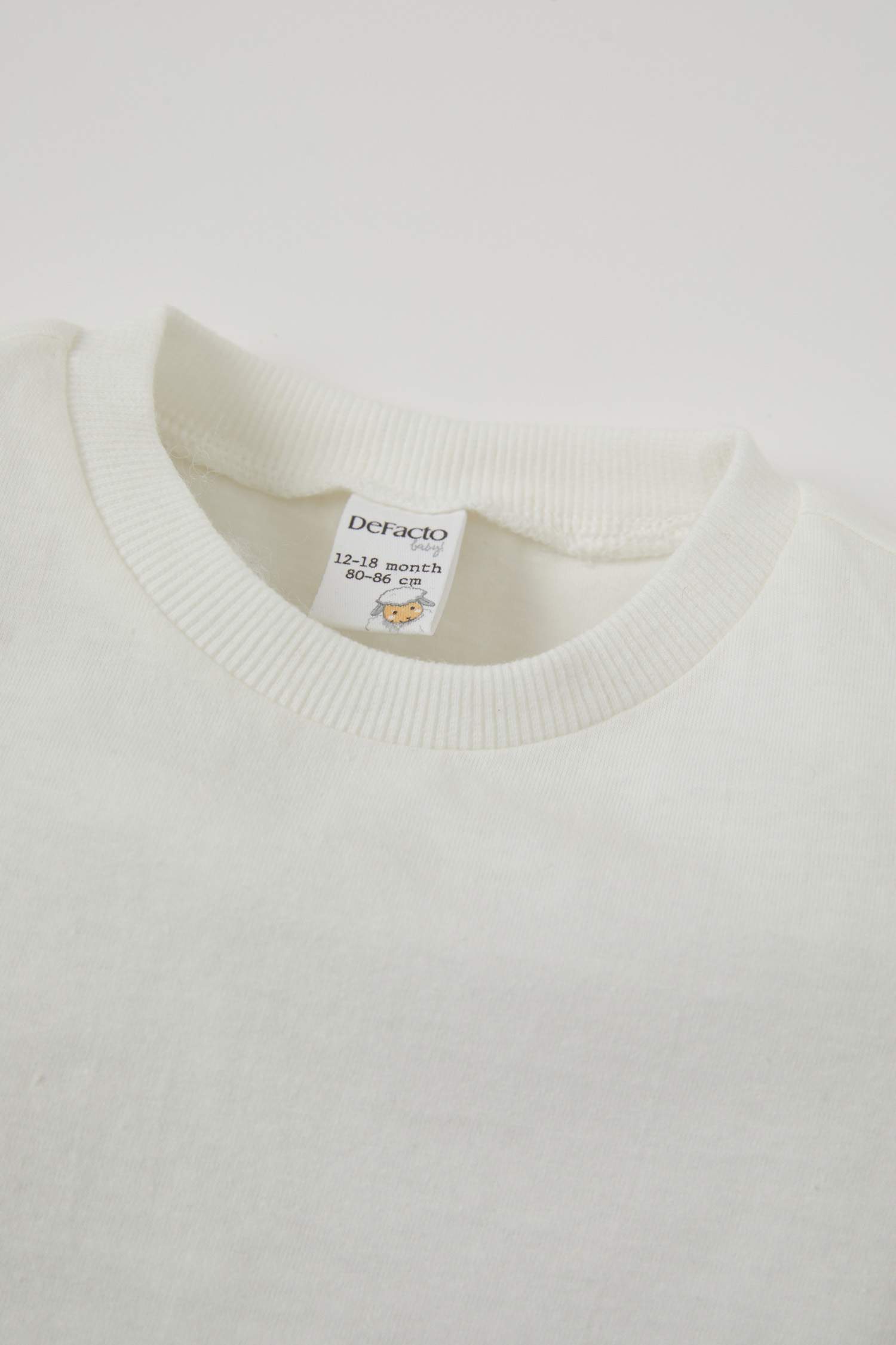 Unisex Bebek Basic Pamuklu Kısa Kollu Tişört