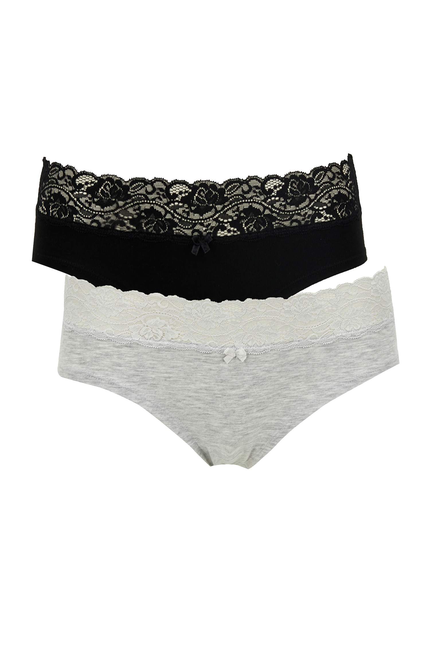 Dantelli 2'li Slip Külot