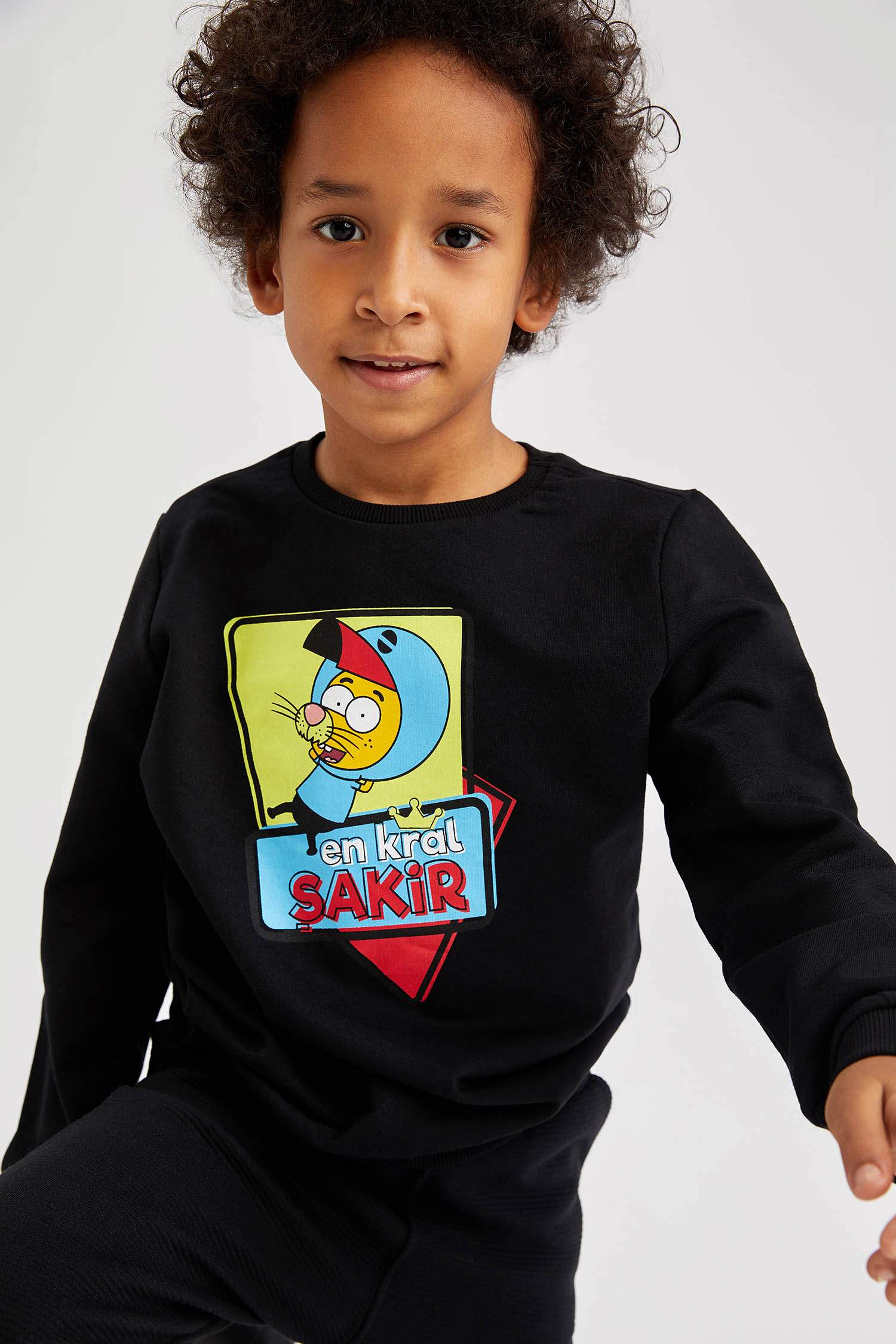 Erkek Çocuk Kral Şakir Lisanslı Sweatshirt