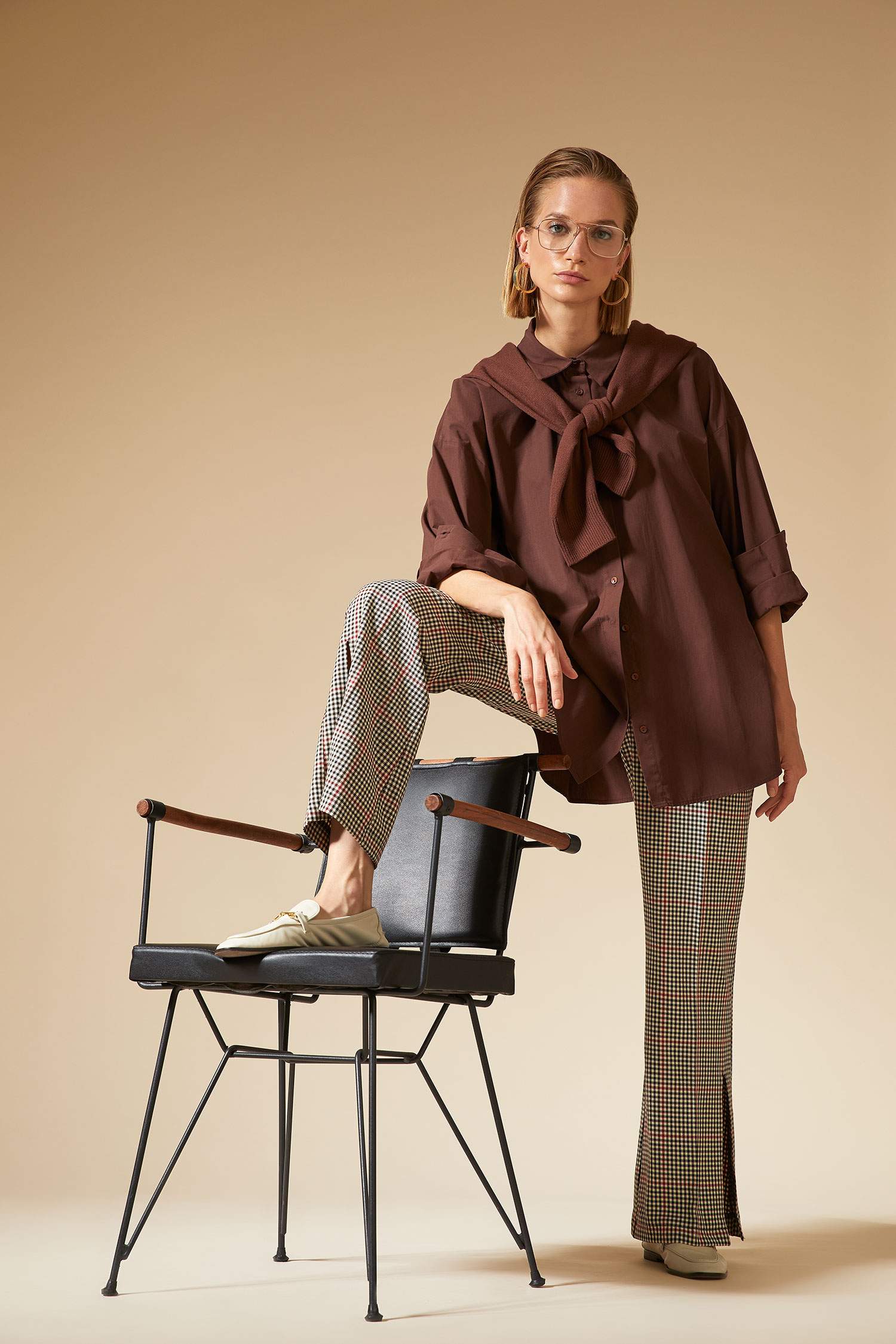 Basic Oversize Fit Pamuklu Poplin Gömlek