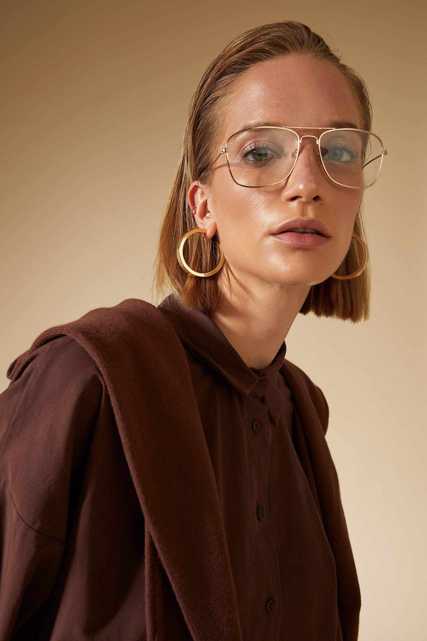 Basic Oversize Fit Pamuklu Poplin Gömlek