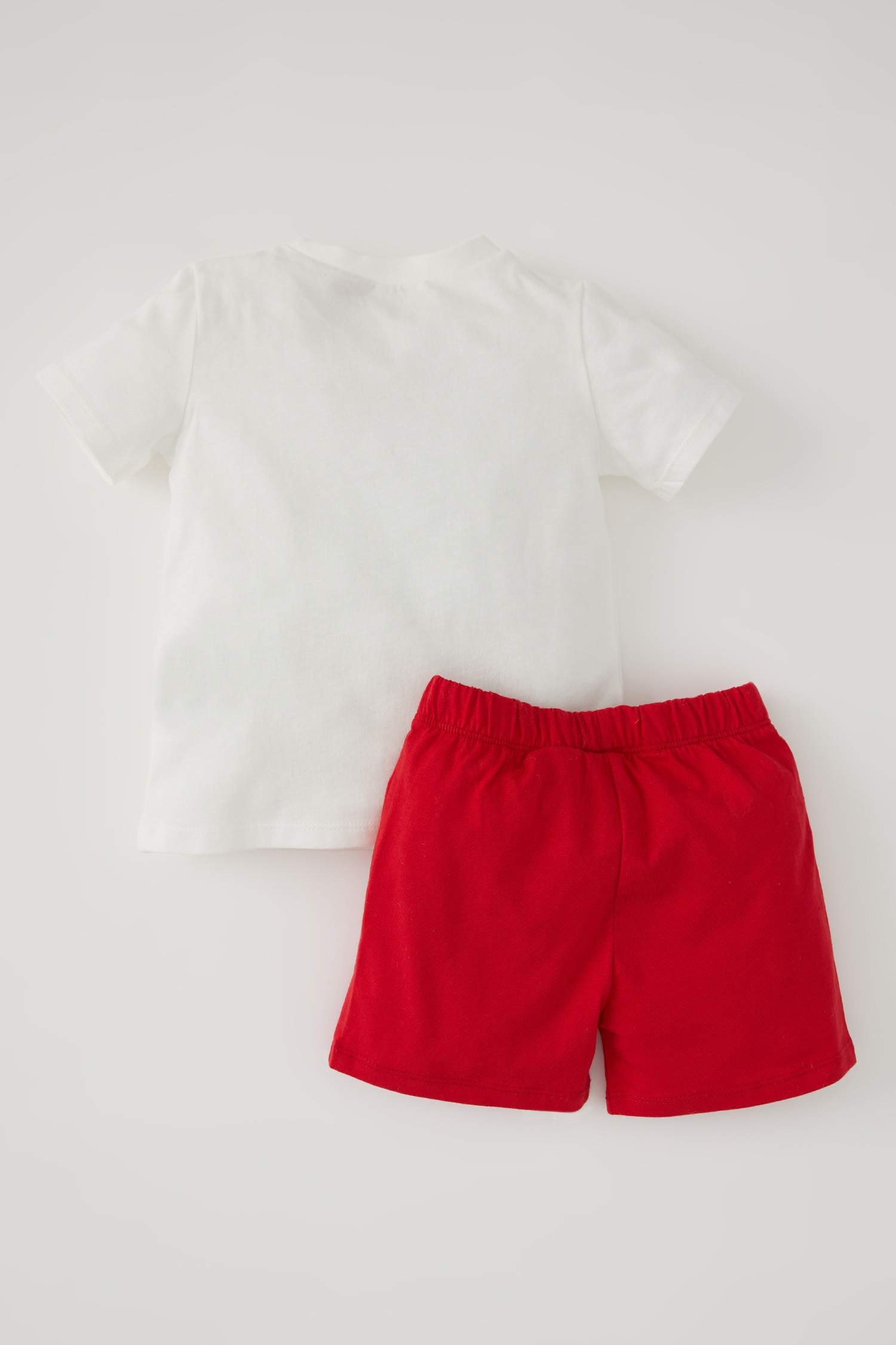 Unisex Snoopy Lisanlı Pamuklu Kısa Kollu Pijama Takımı