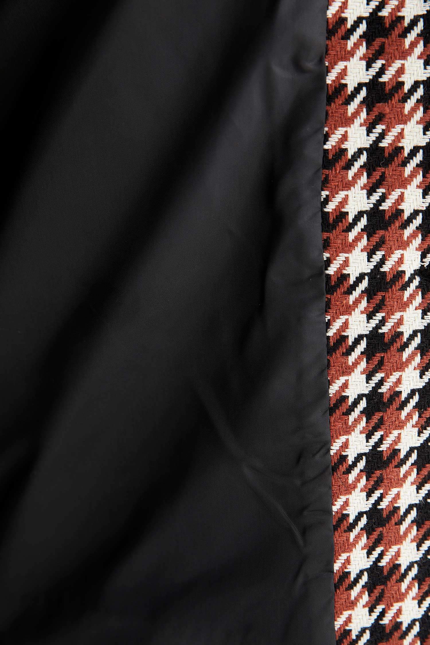 Gömlek Tasarımlı Oversize Fit Kaşe Mont
