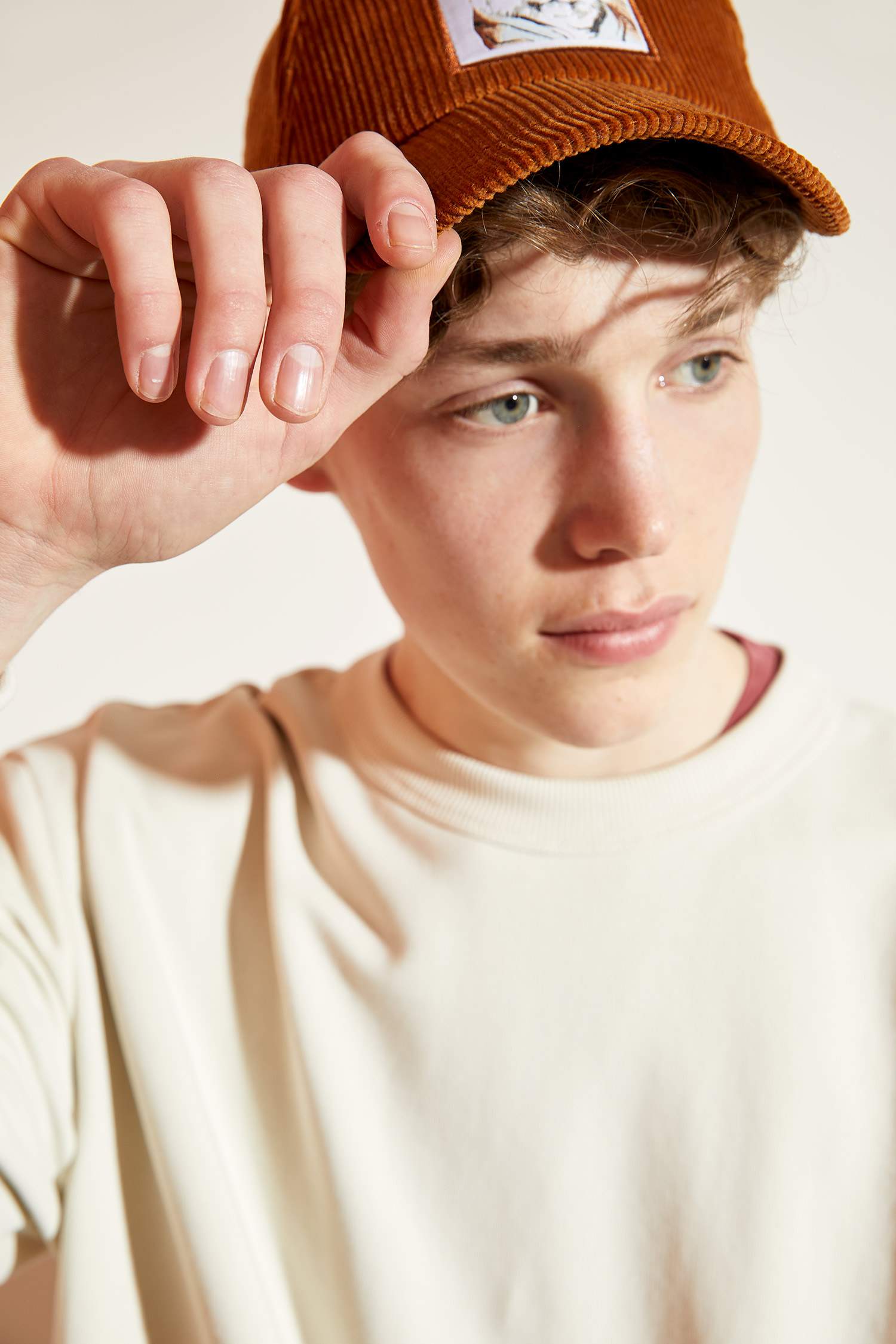 Oversize Fit Bisiklet Yaka Basic Sweatshirt