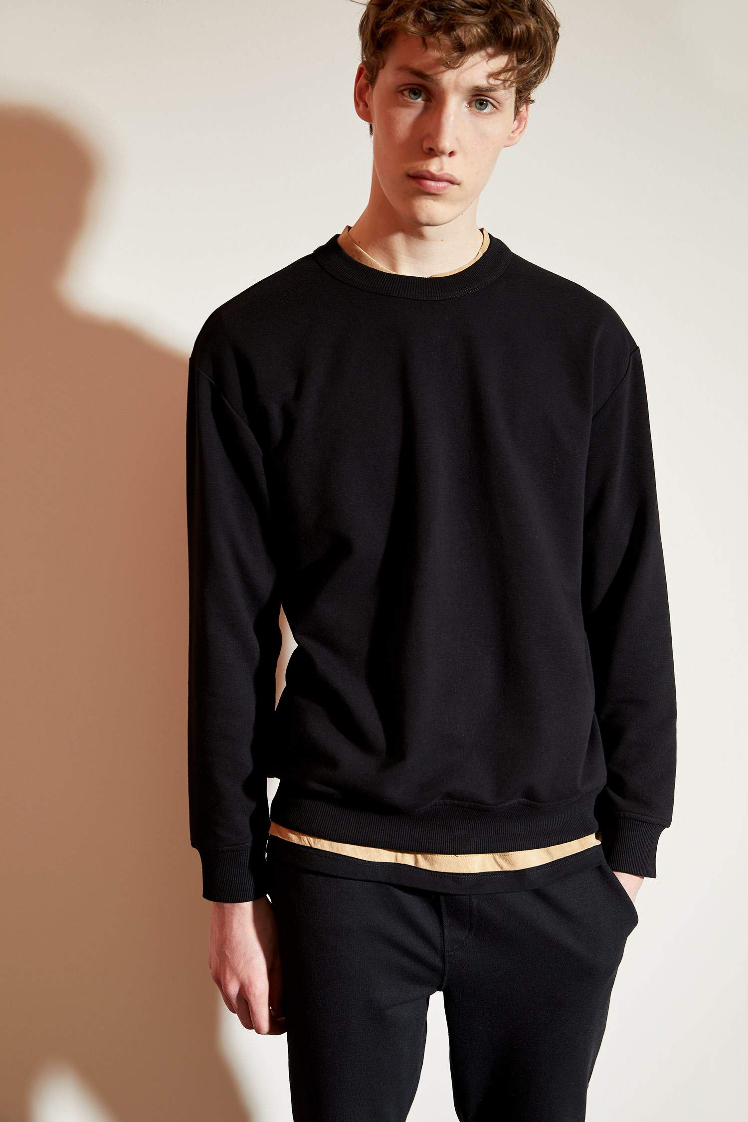 Oversize Fit Bisiklet Yaka Basic Sweatshirt