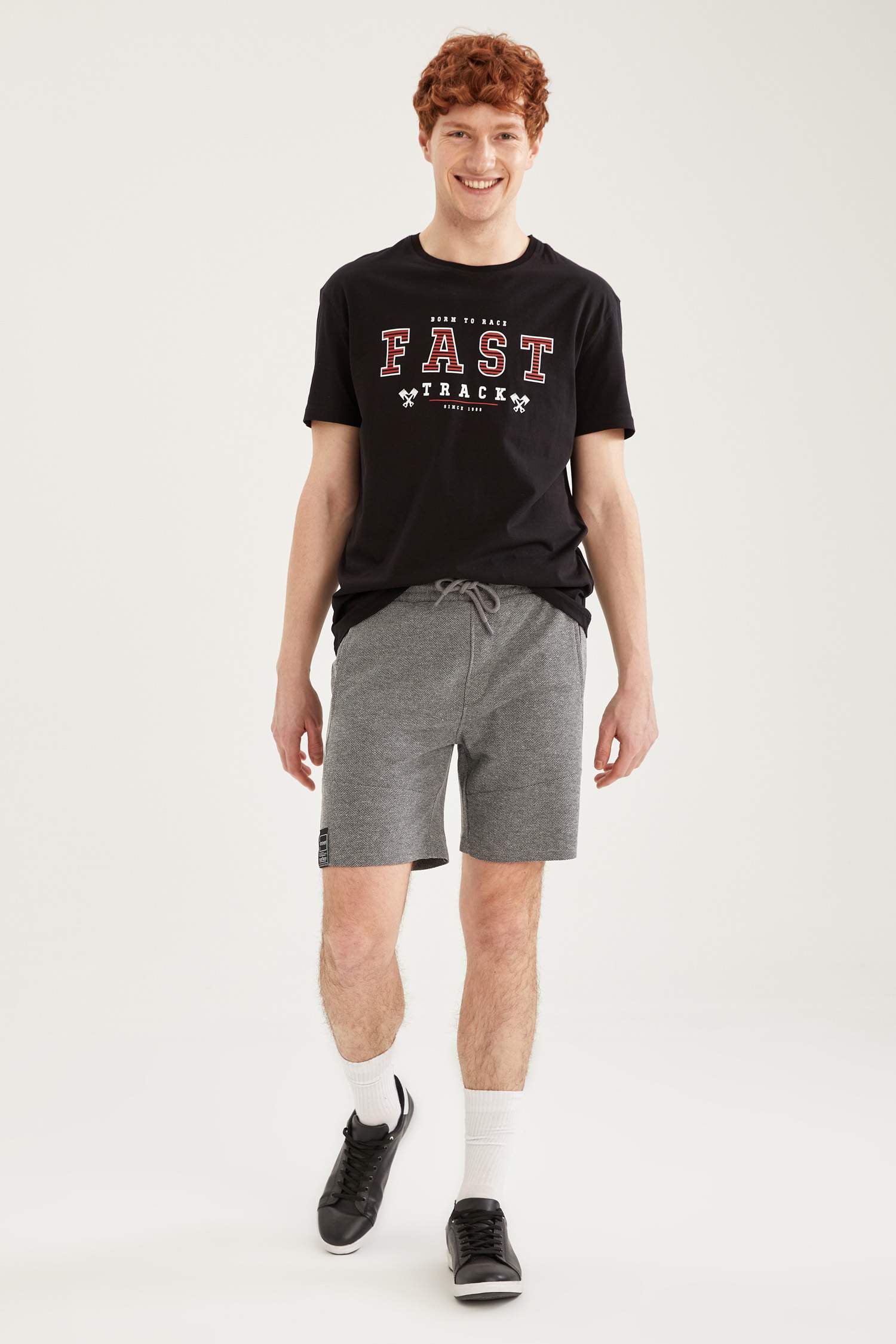 Regular Fit Baskılı Kısa Kollu Tişört