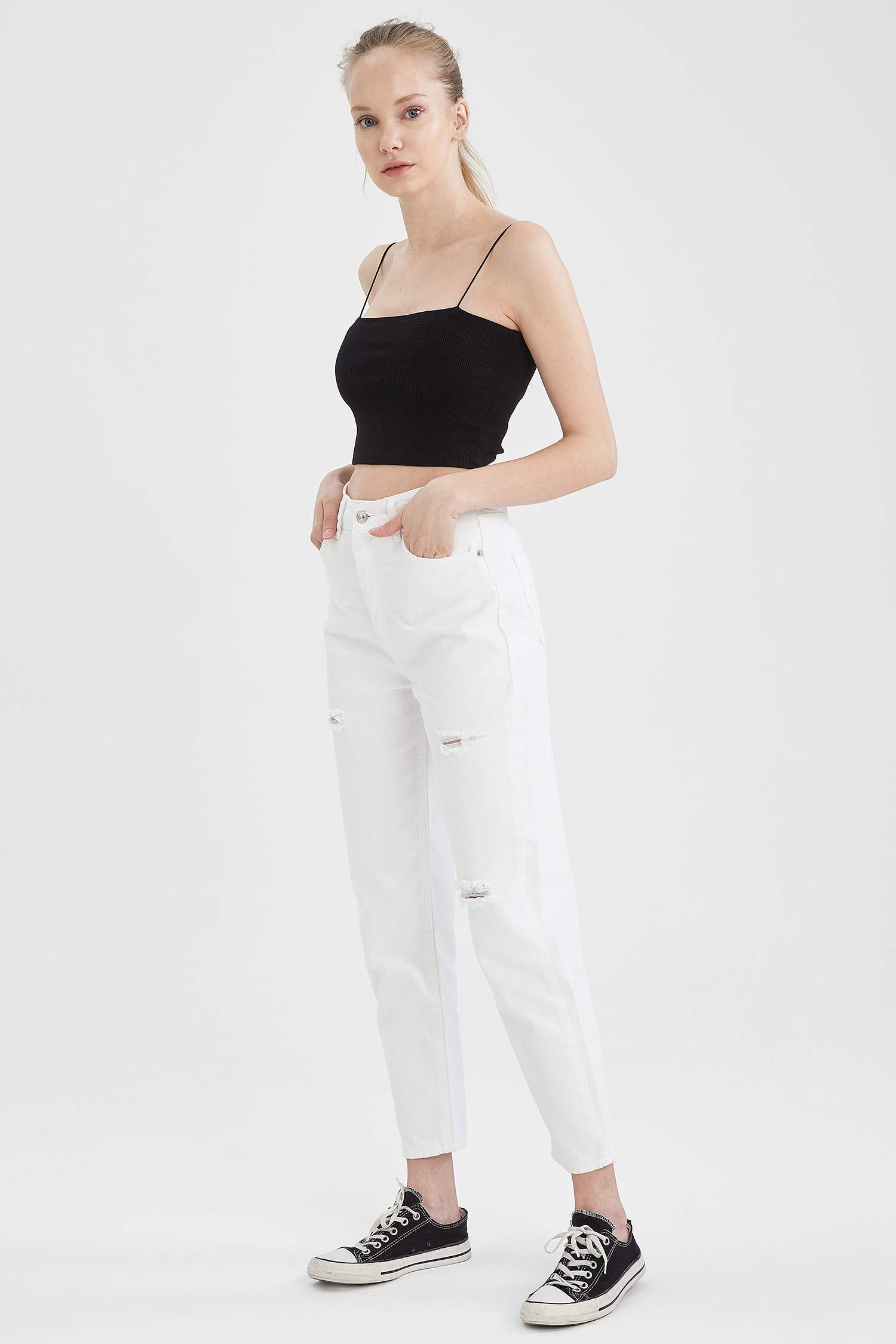 Loose Fit Jean Pantolon