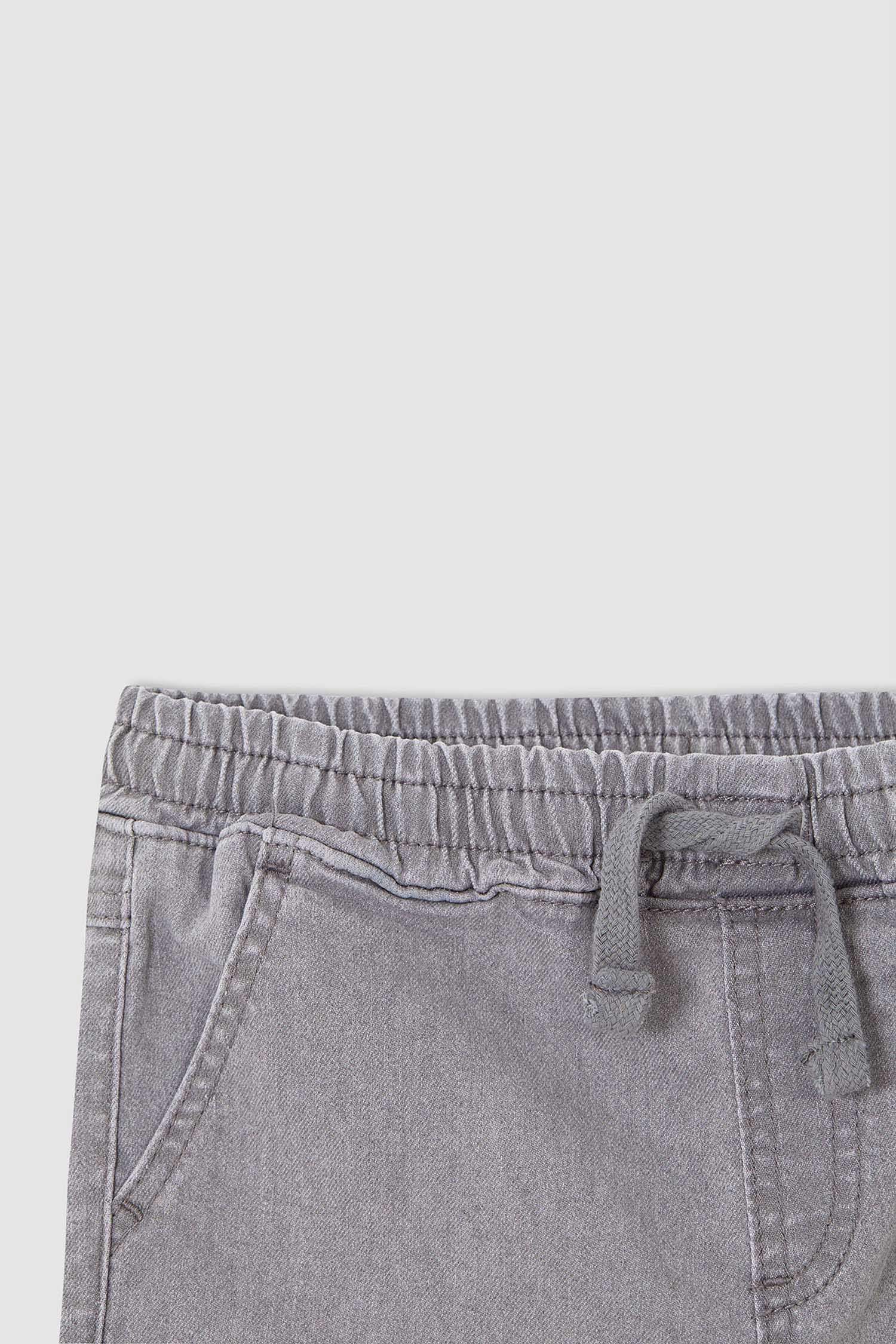 Erkek Çocuk Kargo Fit Normal Bel Bermuda