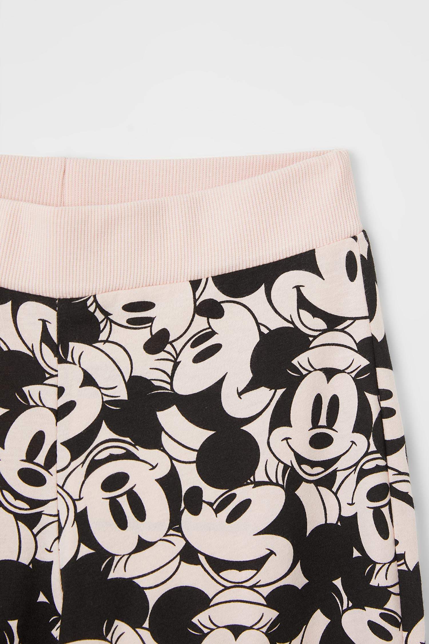 Kız Çocuk Minnie Mouse Lisanslı Pamuklu Pijama Takımı