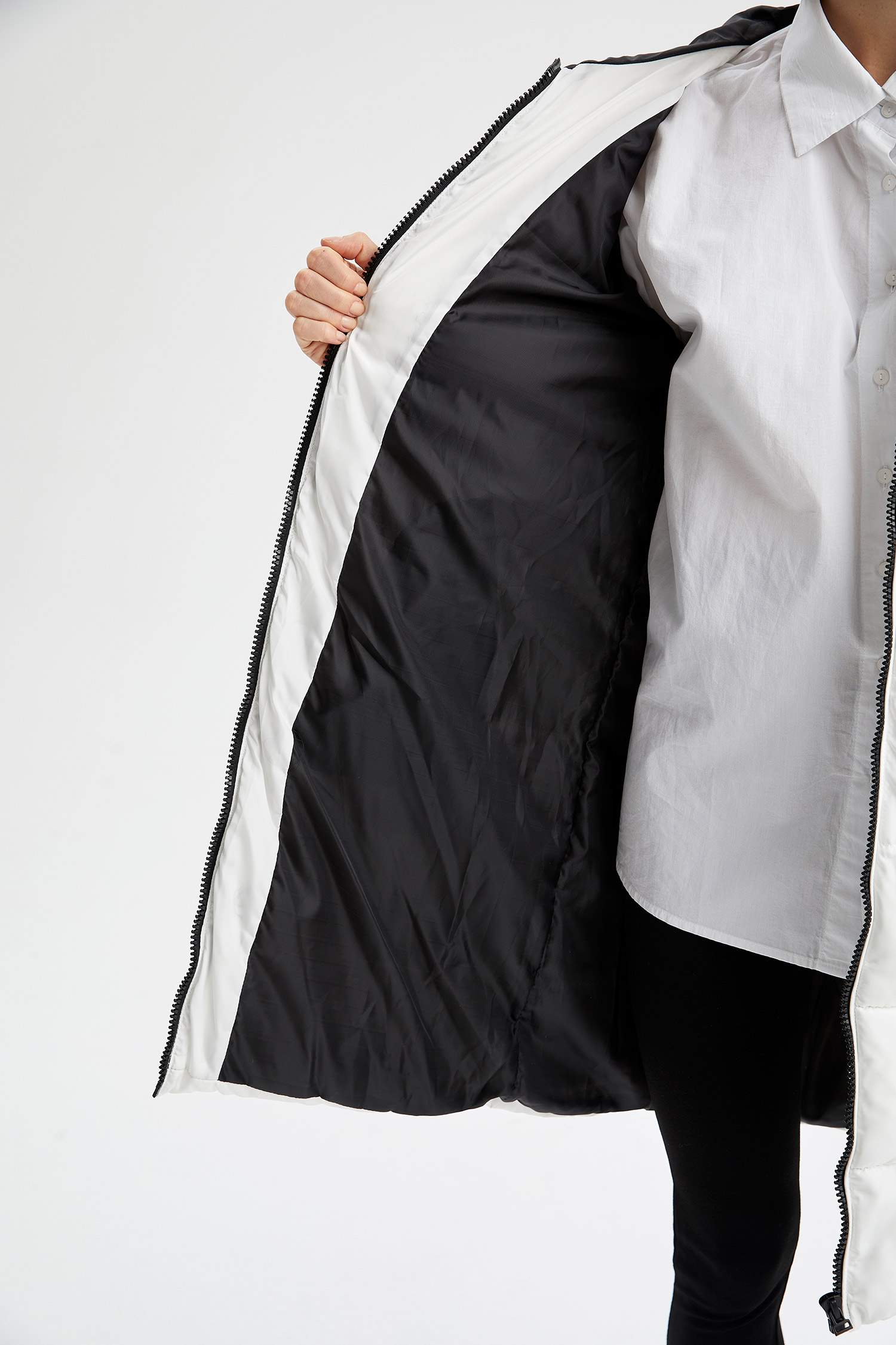 Regular Fit Kapüşonlu Suni Kürklü Baskılı Isı Yalıtımlı Warmtech Su Geçirmez Dolgulu Mont Parka