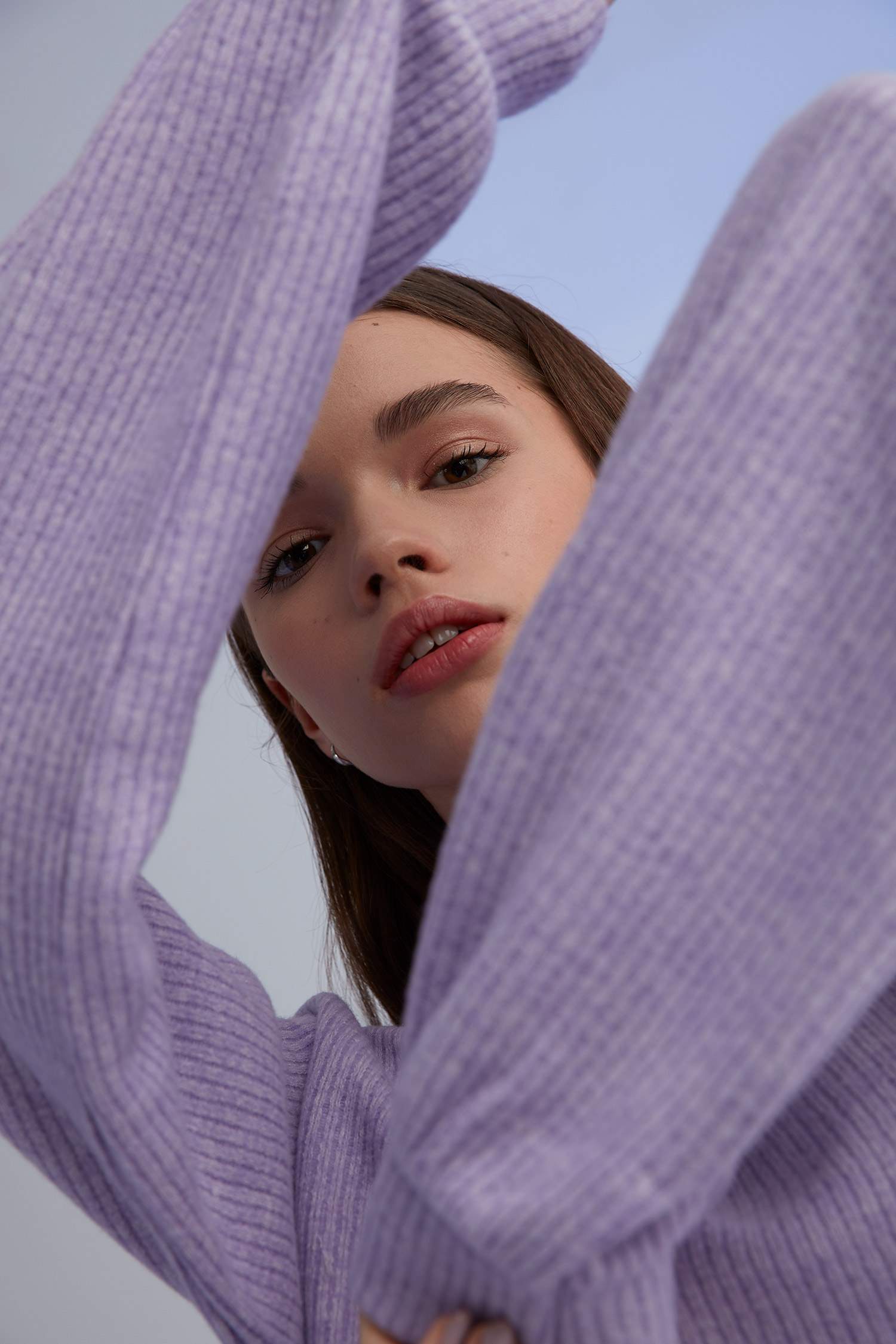 Oversize Fit Crop Sweatshirt