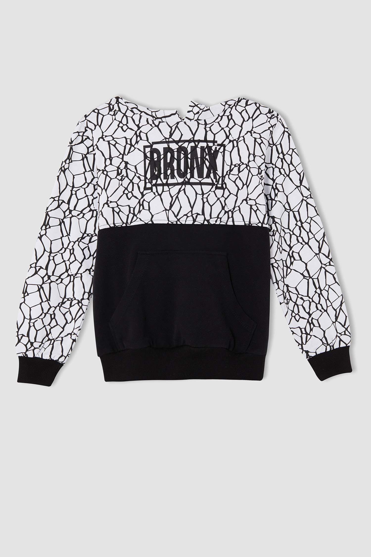 Erkek Çocuk Yazı Baskılı Sweatshirt