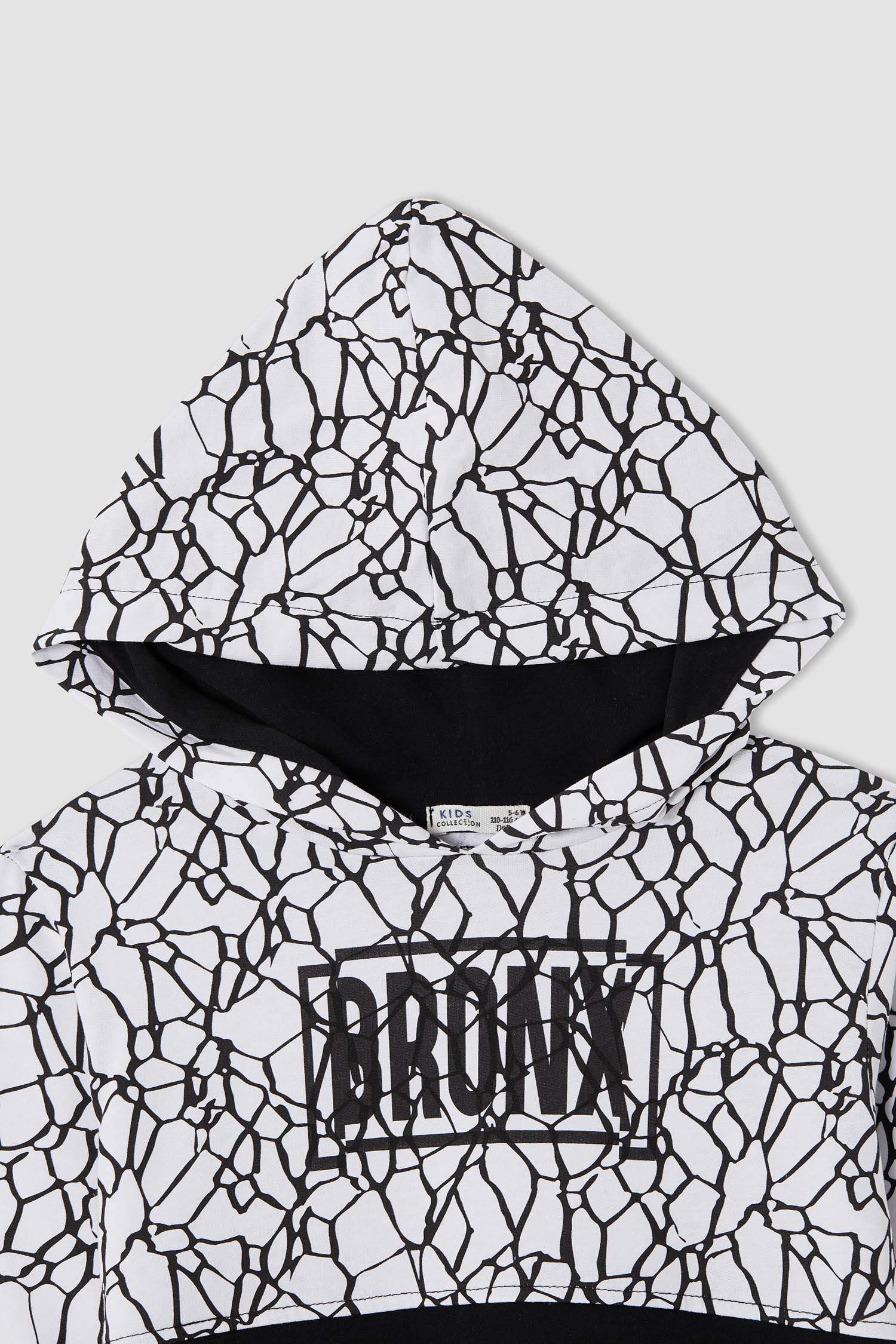 Erkek Çocuk Yazı Baskılı Sweatshirt