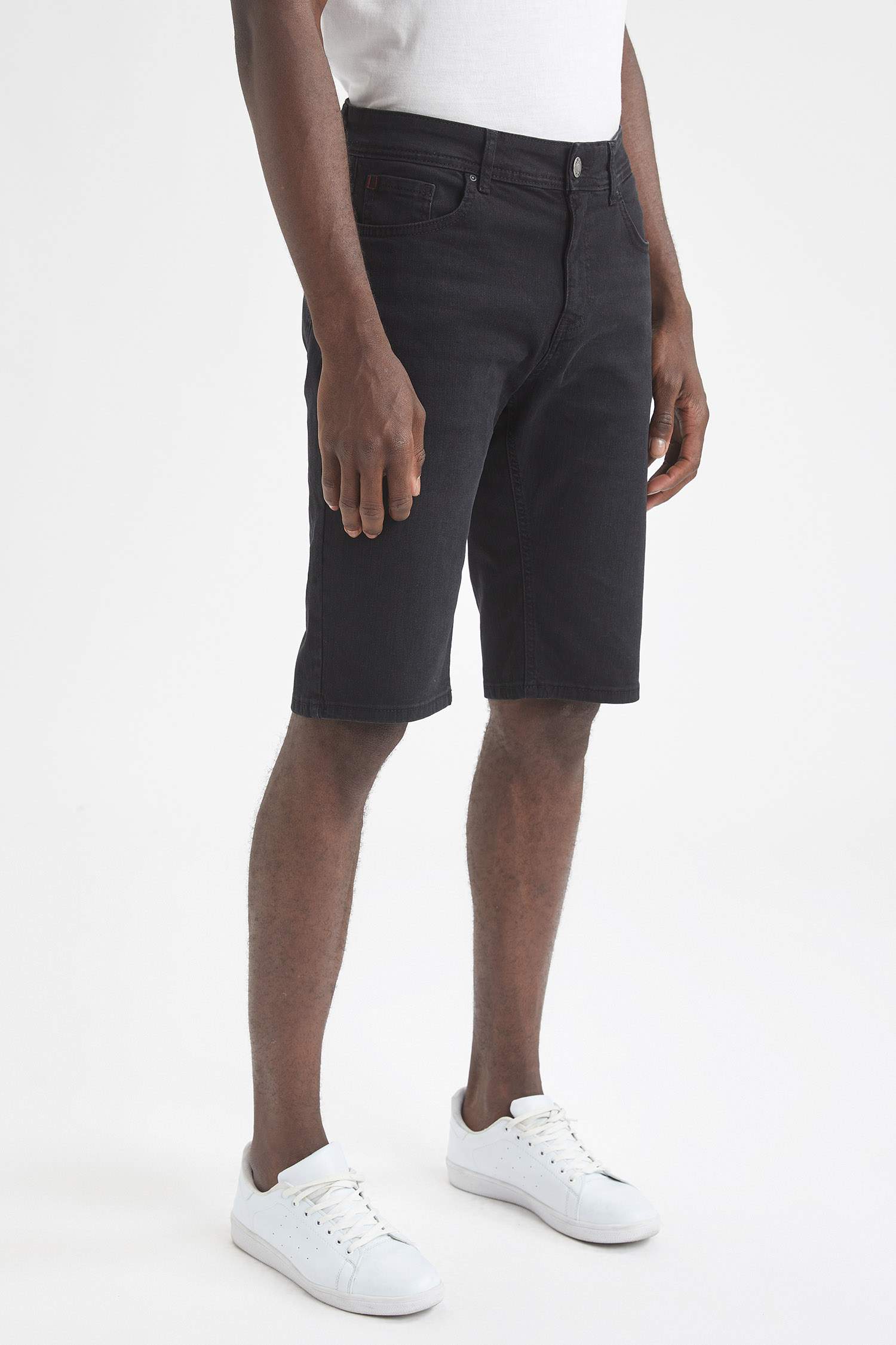 Regular Fit Bermuda Jean Şort