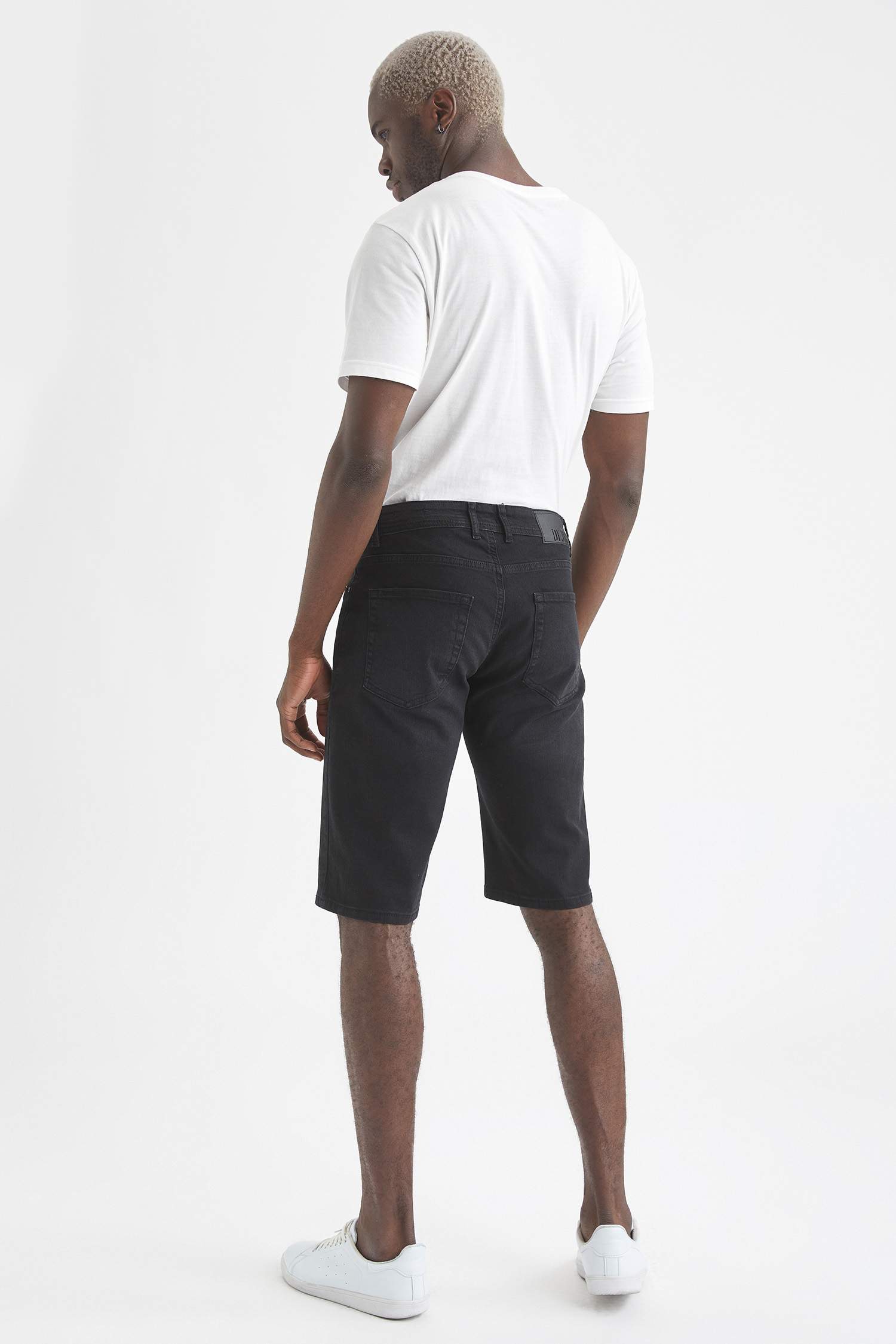 Regular Fit Bermuda Jean Şort