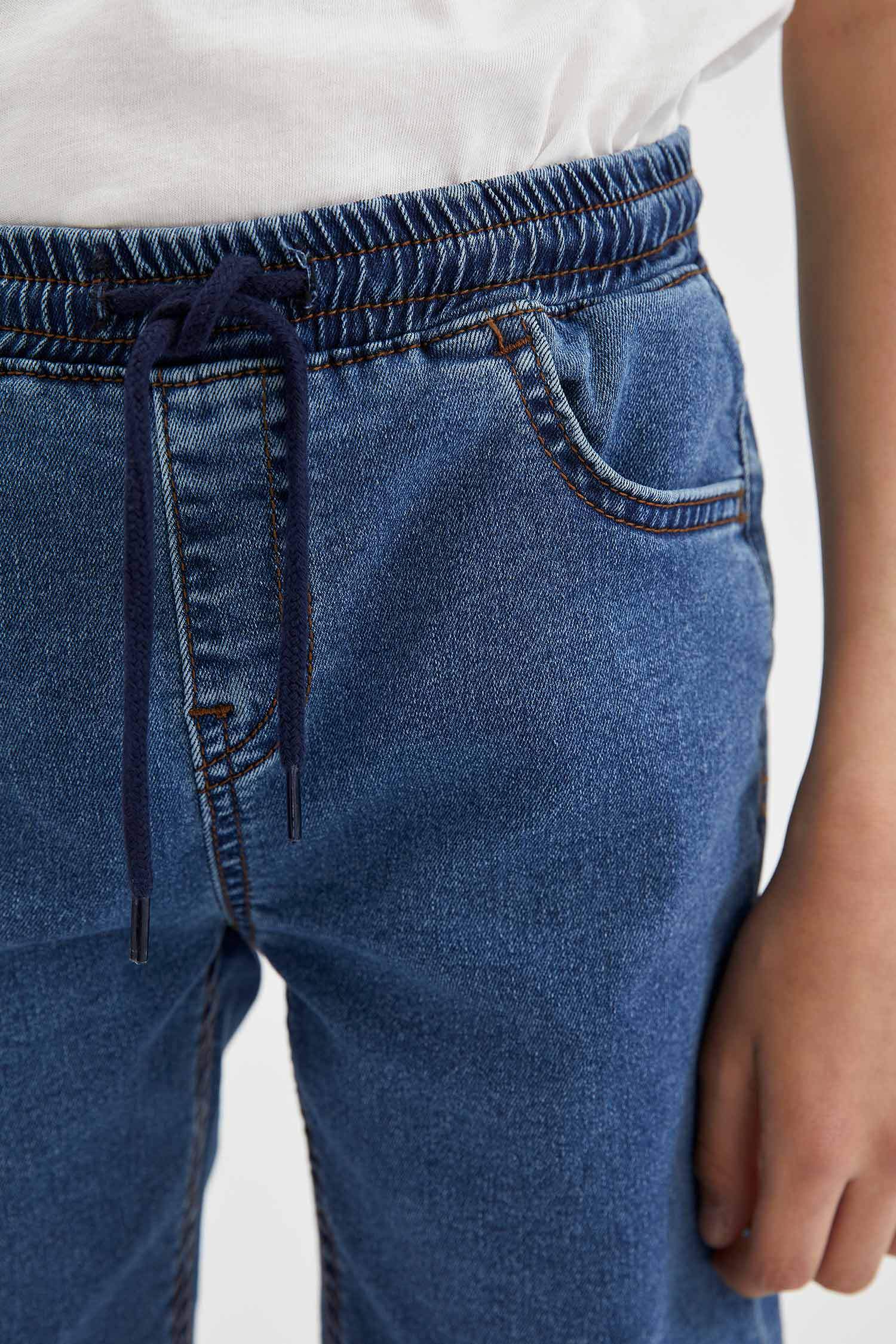 Erkek Çocuk Regular Fit Jean Bermuda Şort