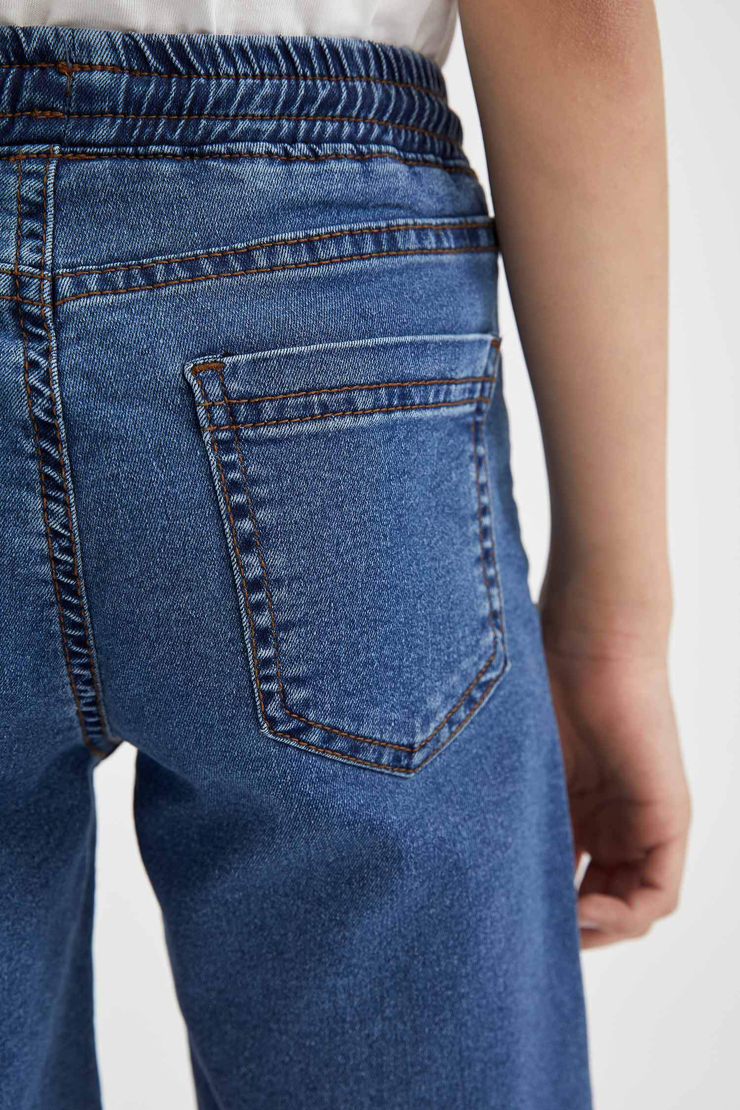 Erkek Çocuk Regular Fit Jean Bermuda Şort