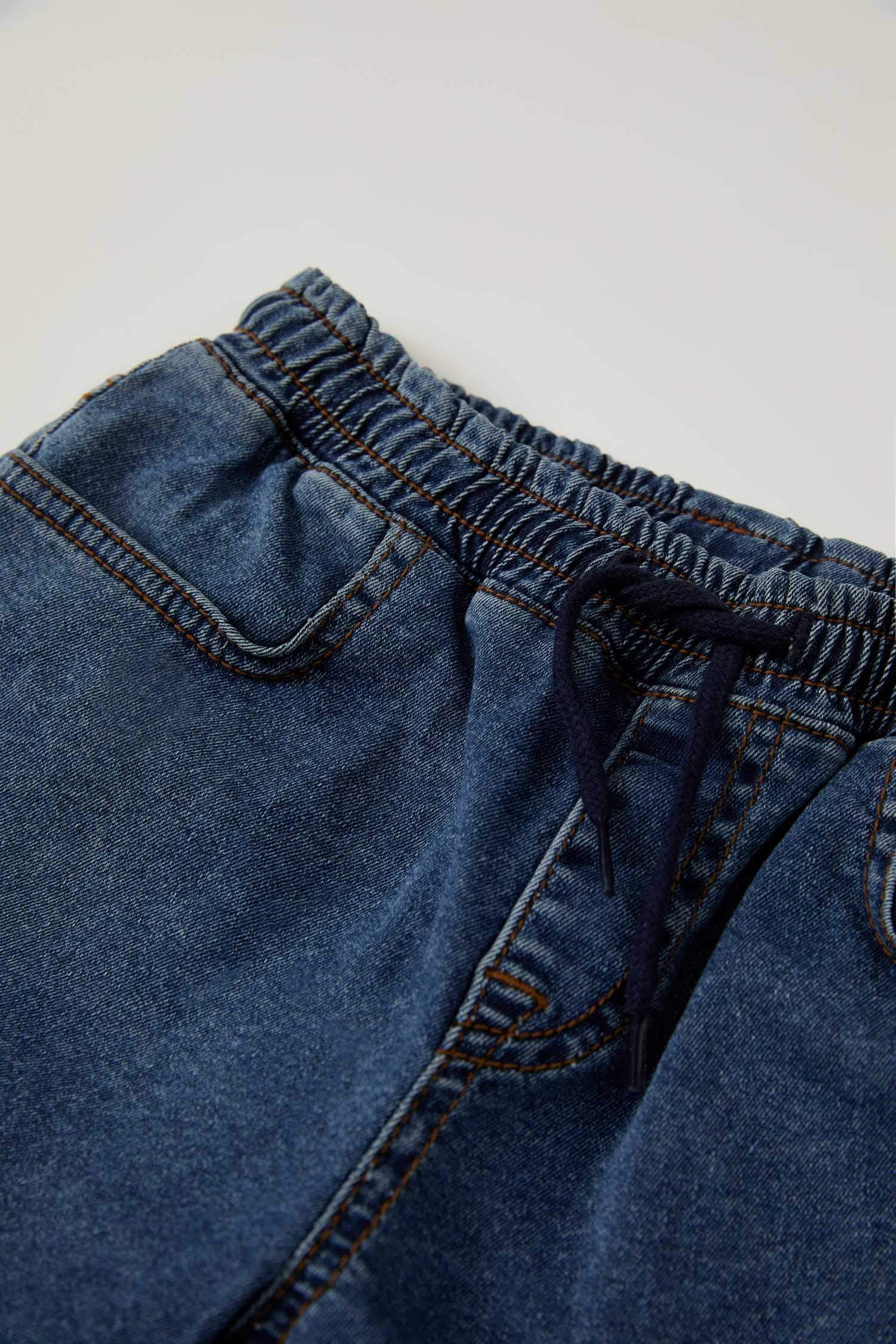 Erkek Çocuk Regular Fit Jean Bermuda Şort