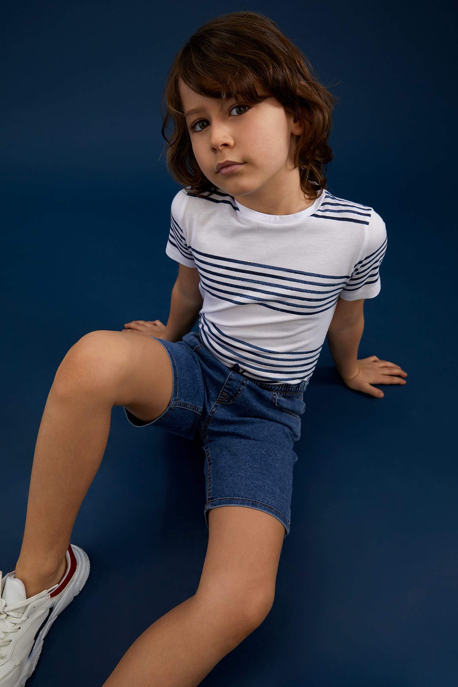 Erkek Çocuk Regular Fit Jean Bermuda Şort